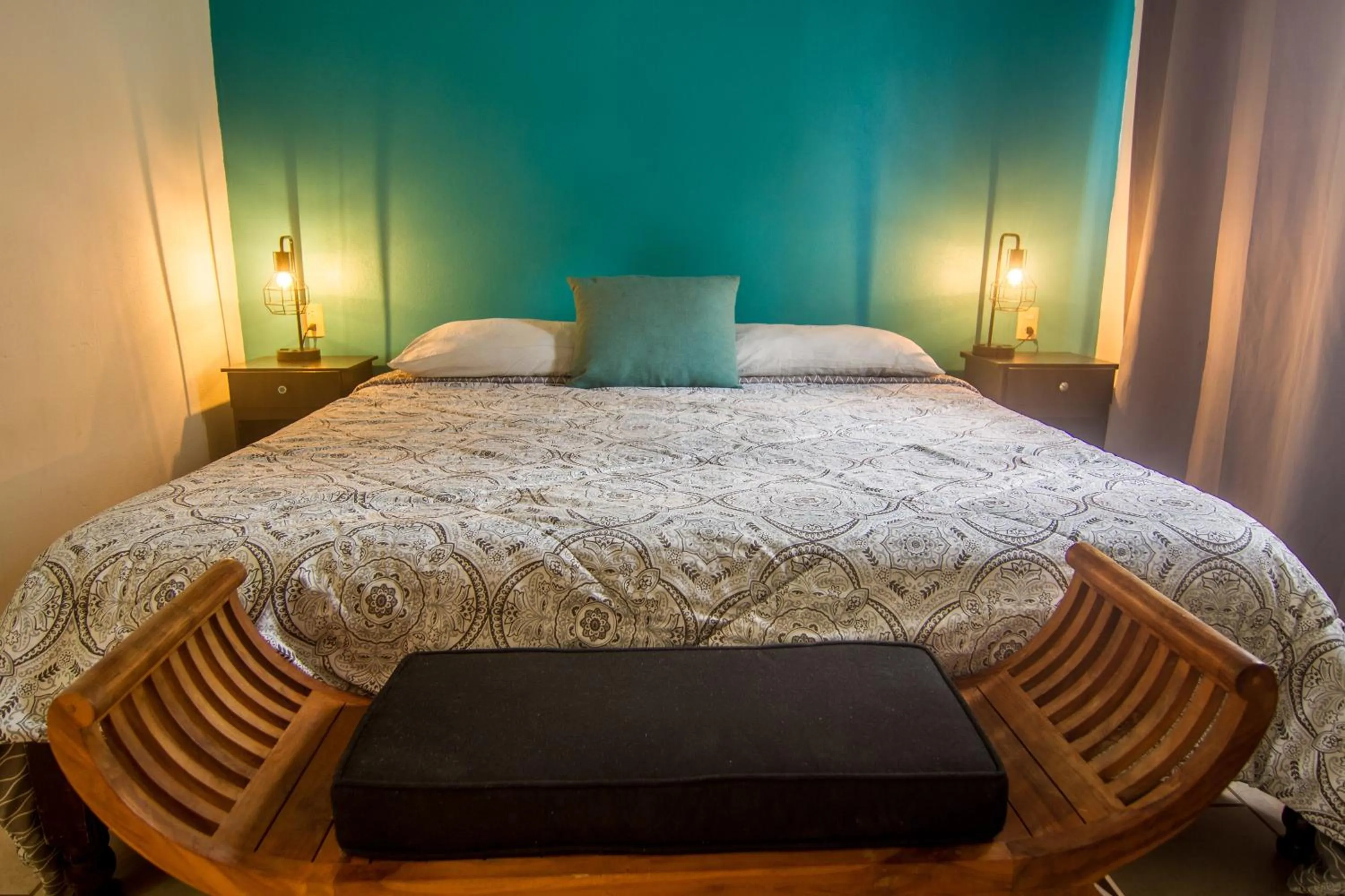 Bed in Villas Pura Chacala