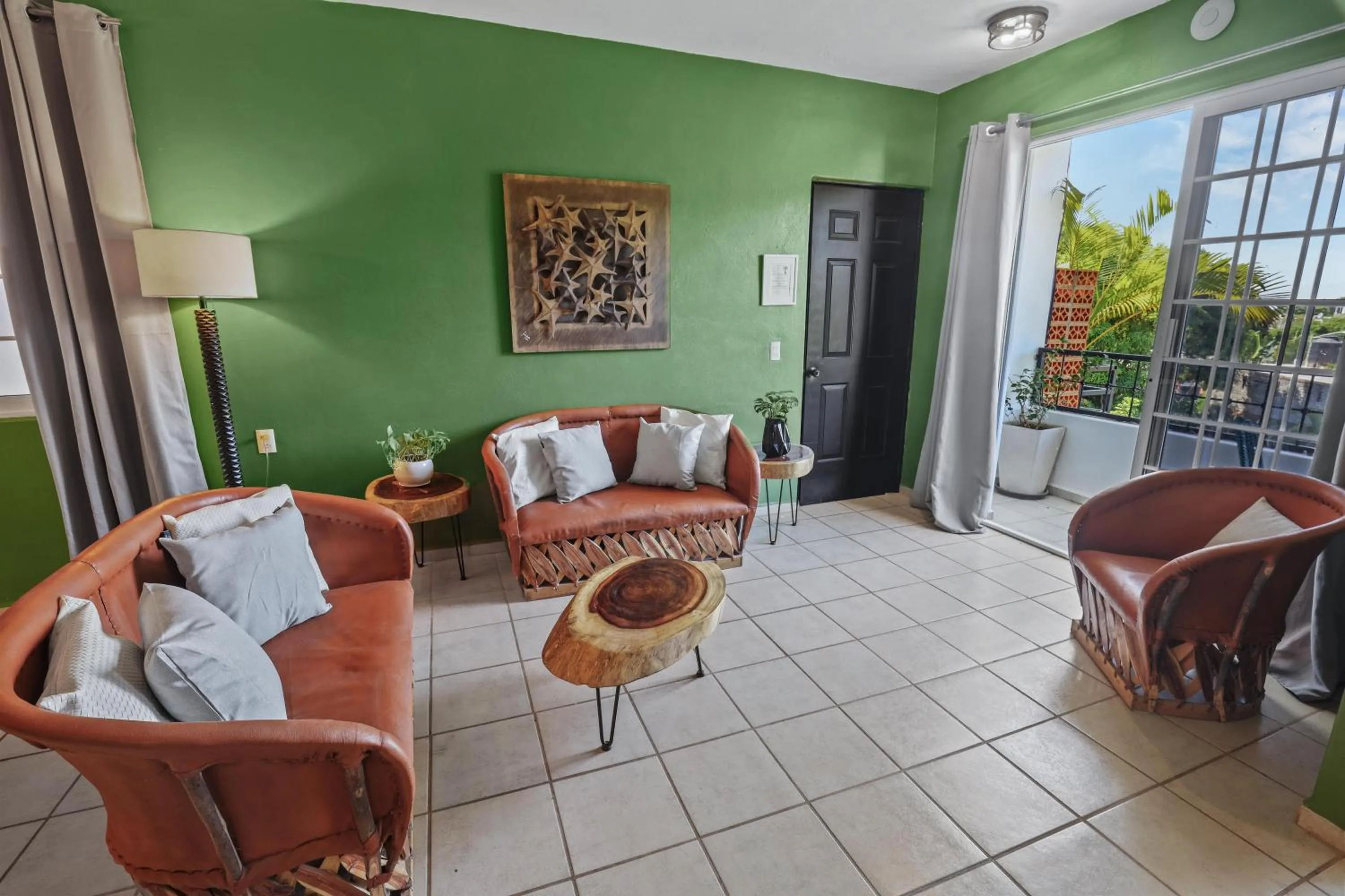 Living room in Villas Pura Chacala