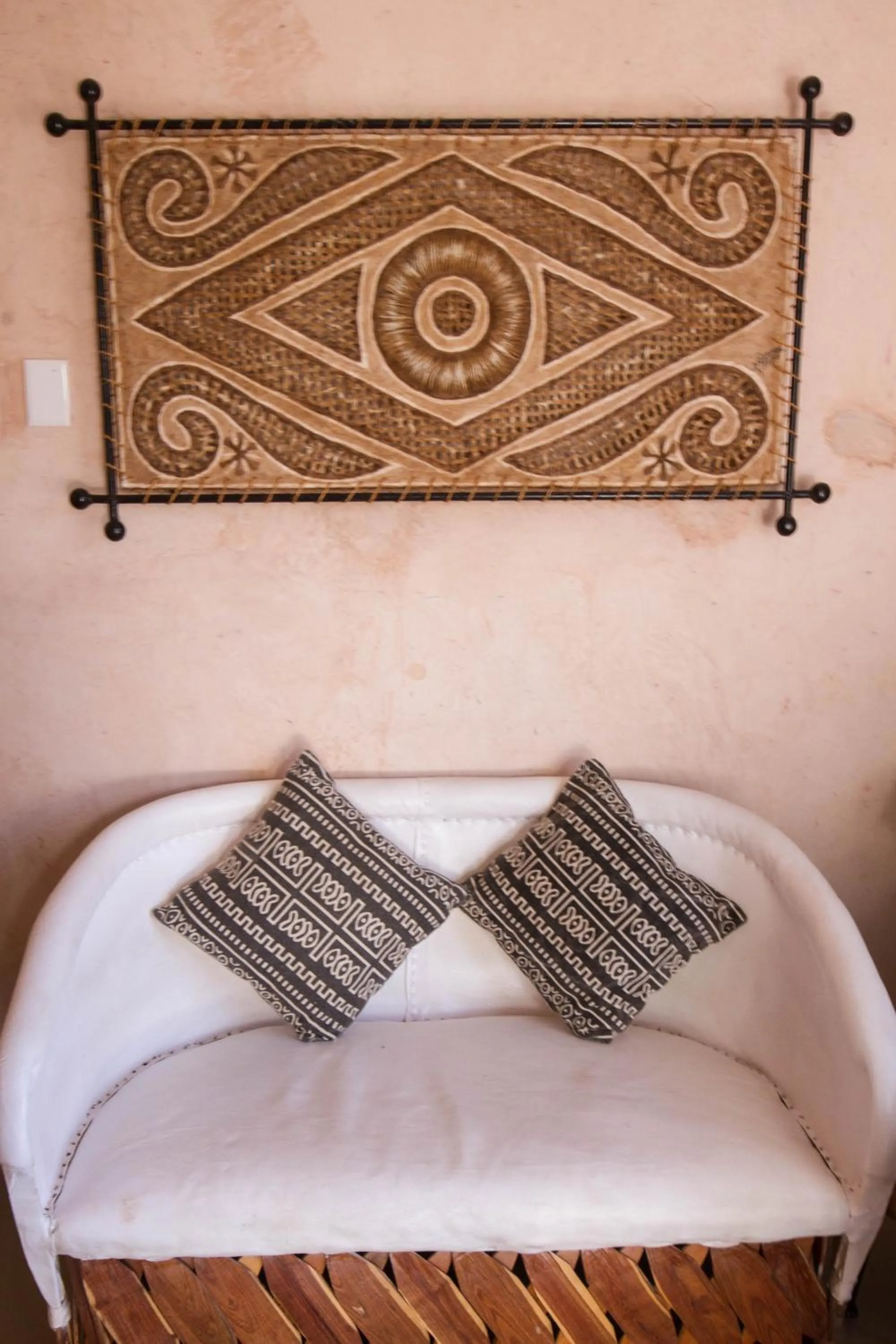 Living room, Bed in Villas Pura Chacala