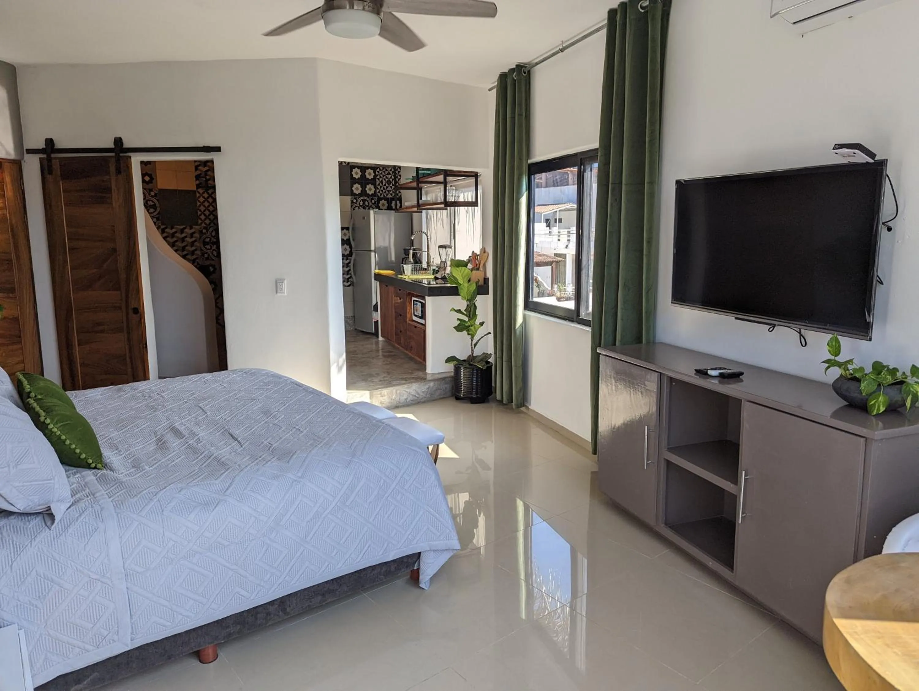 TV and multimedia, Bed in Villas Pura Chacala