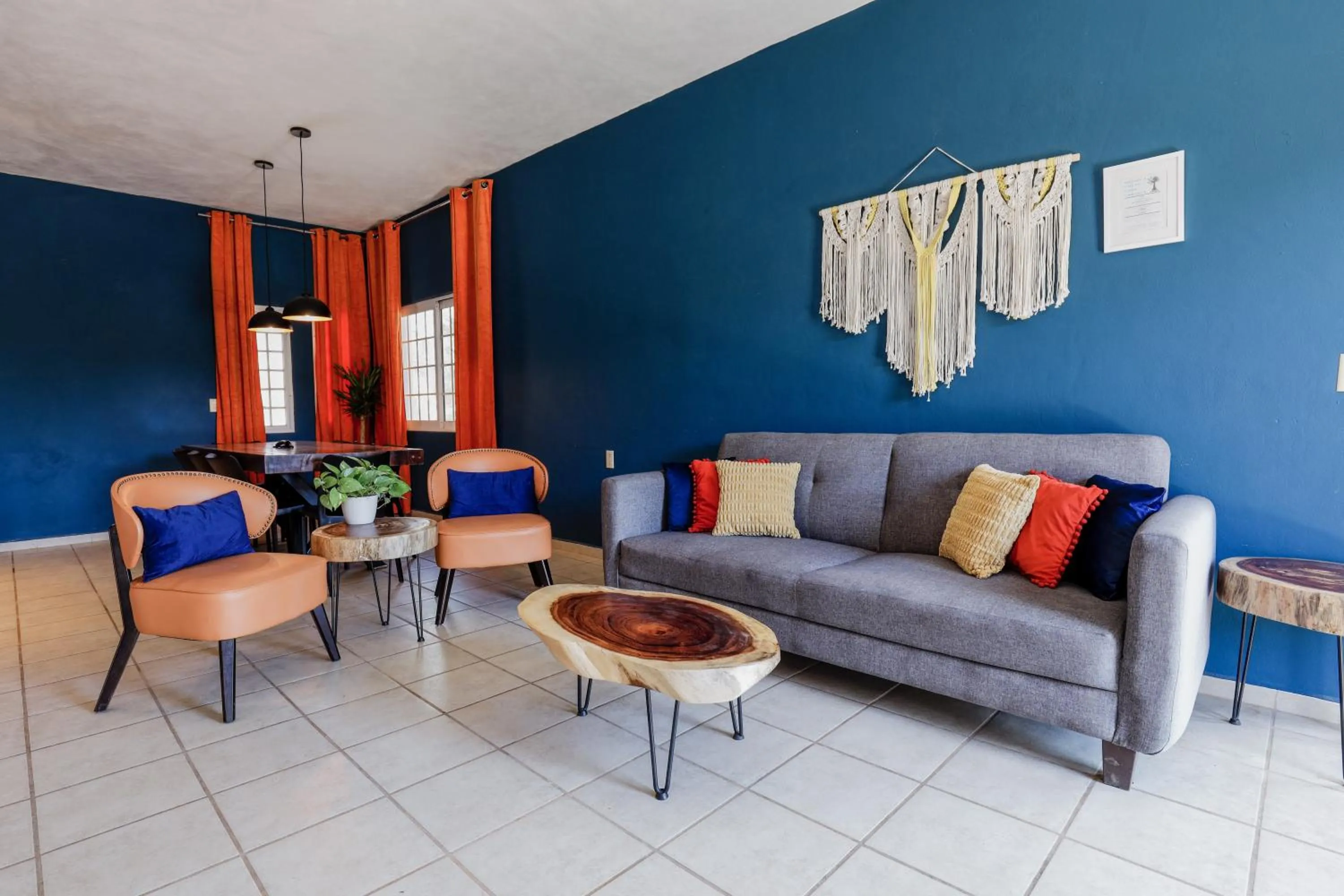 Living room in Villas Pura Chacala