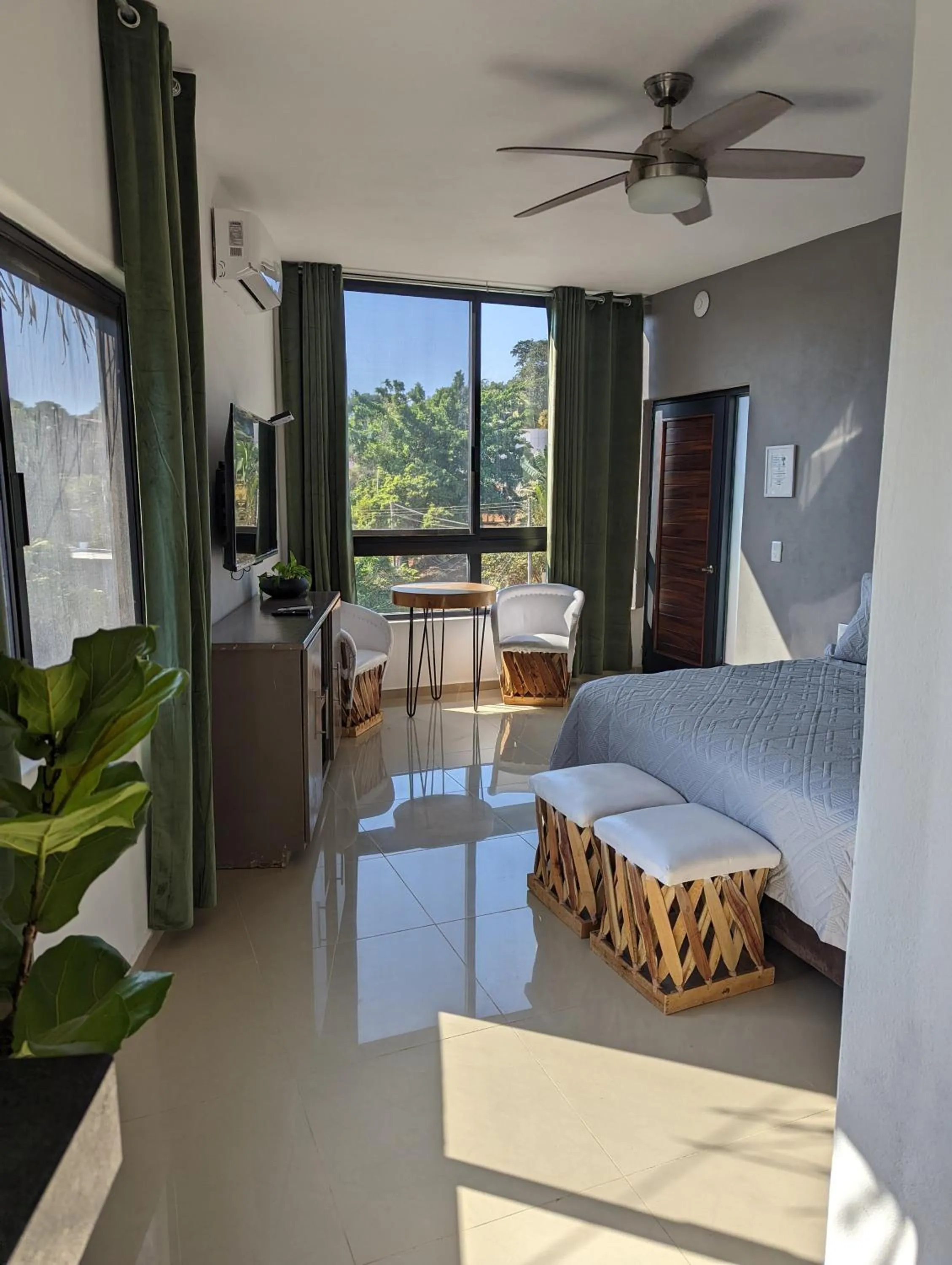 Bed in Villas Pura Chacala