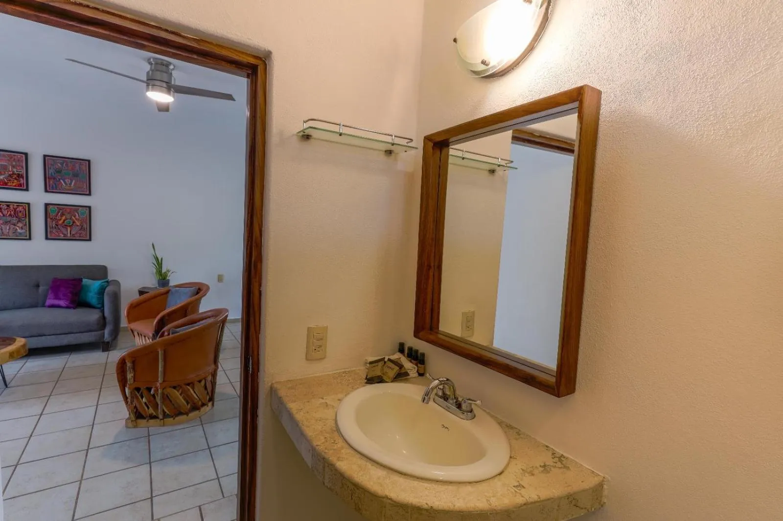 Bathroom in Villas Pura Chacala