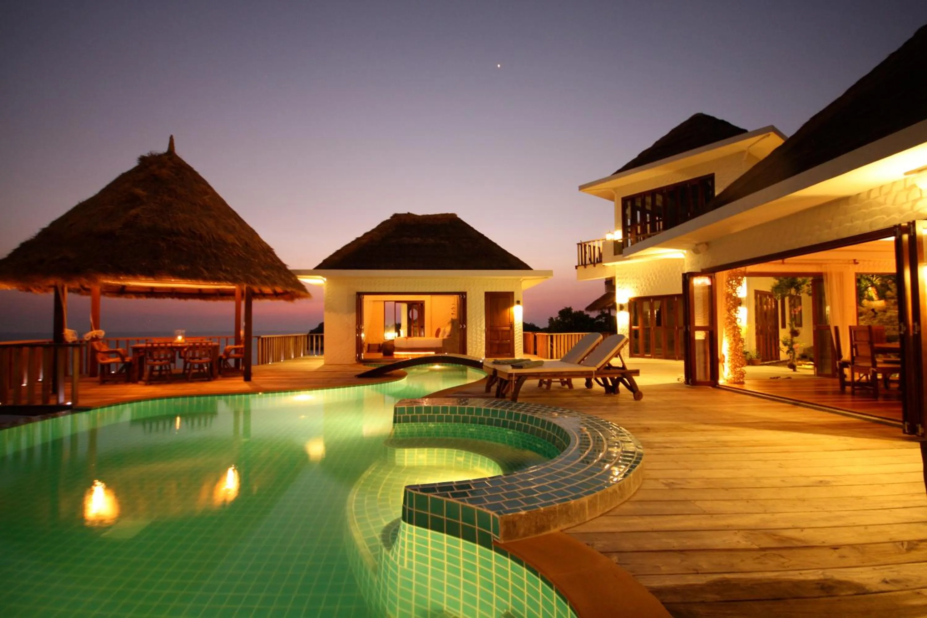 Swimming pool in Villas Sabai Jai