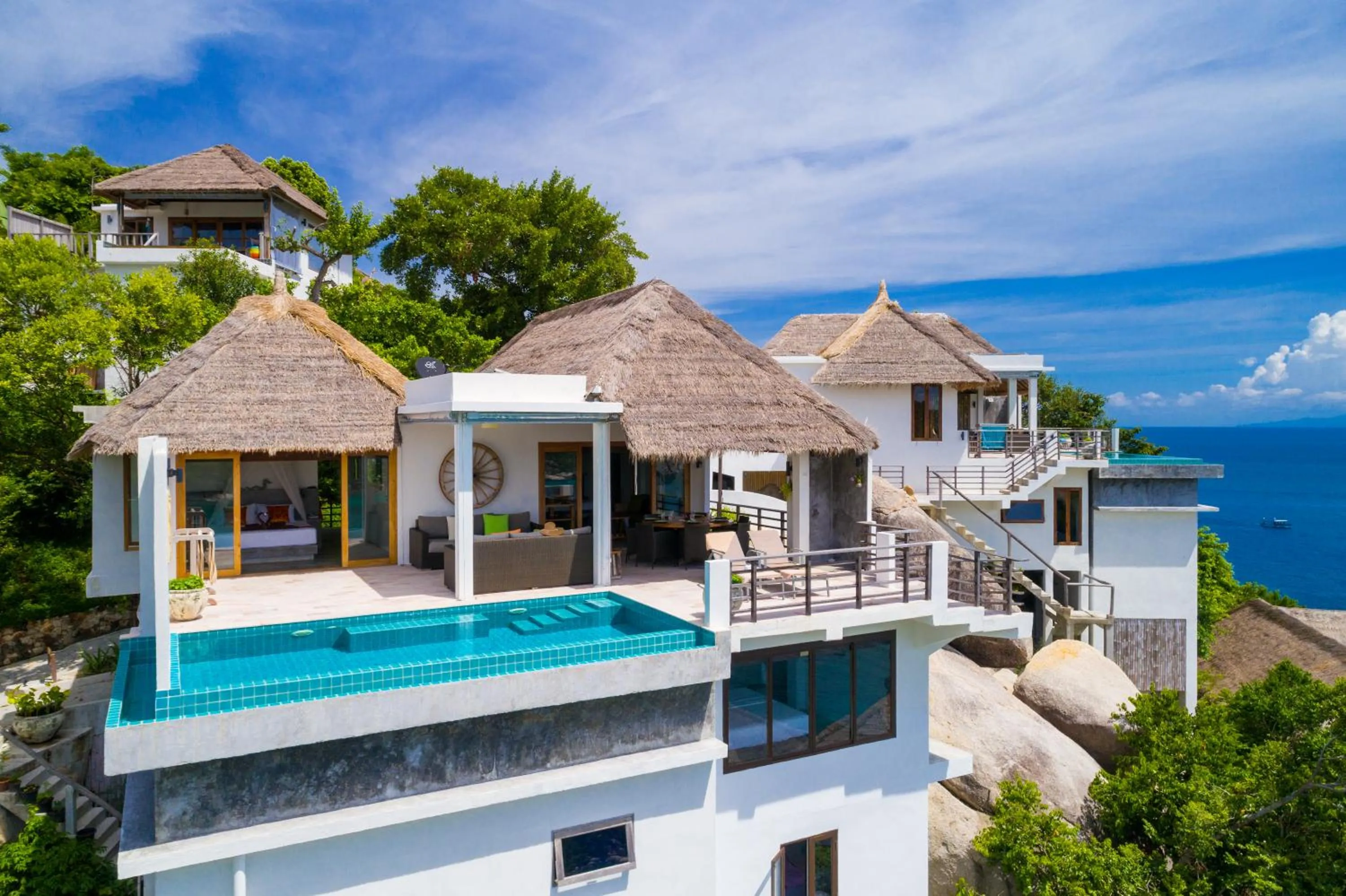 Bird's eye view in Villas Sabai Jai