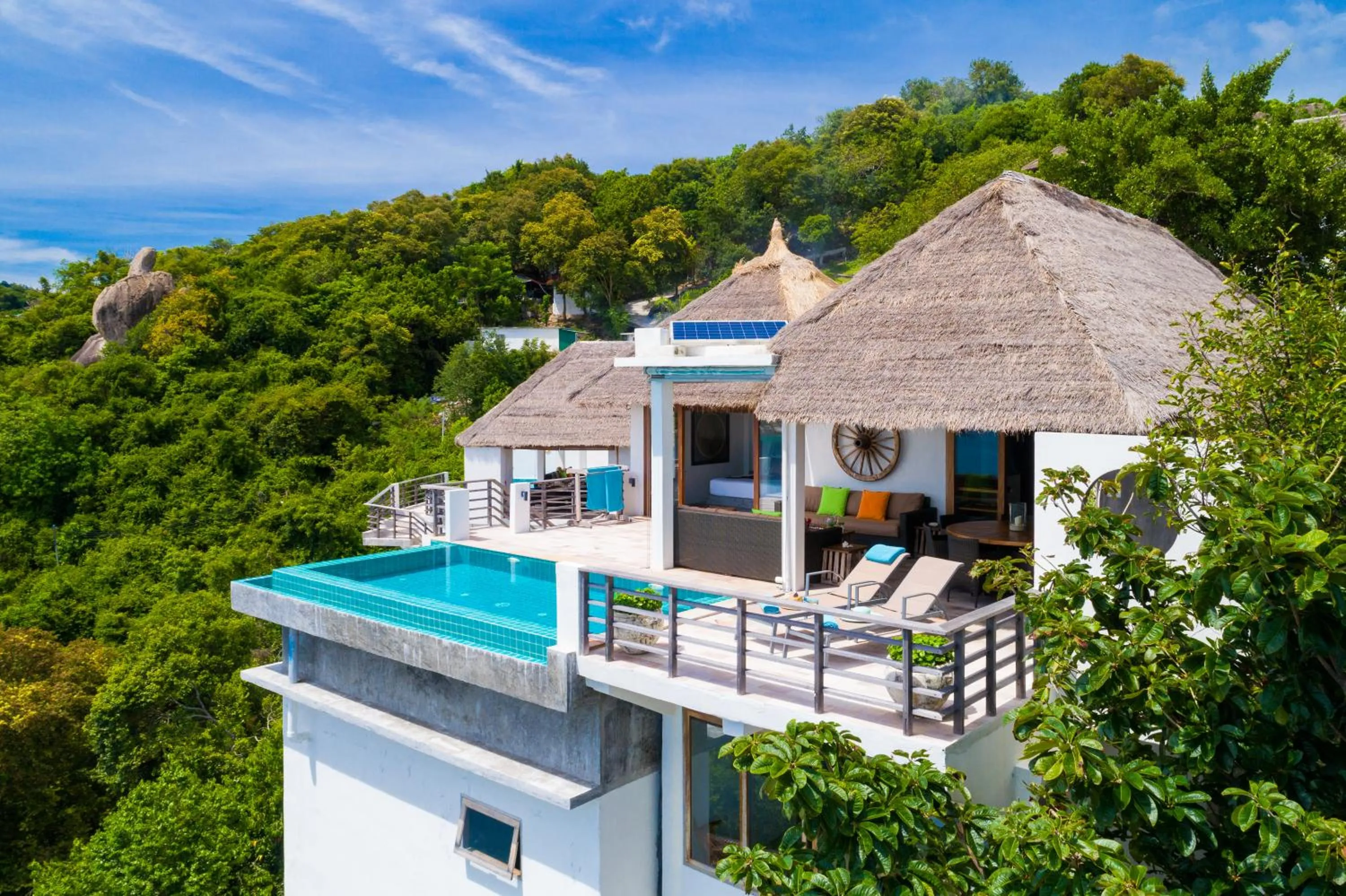 Bird's eye view in Villas Sabai Jai