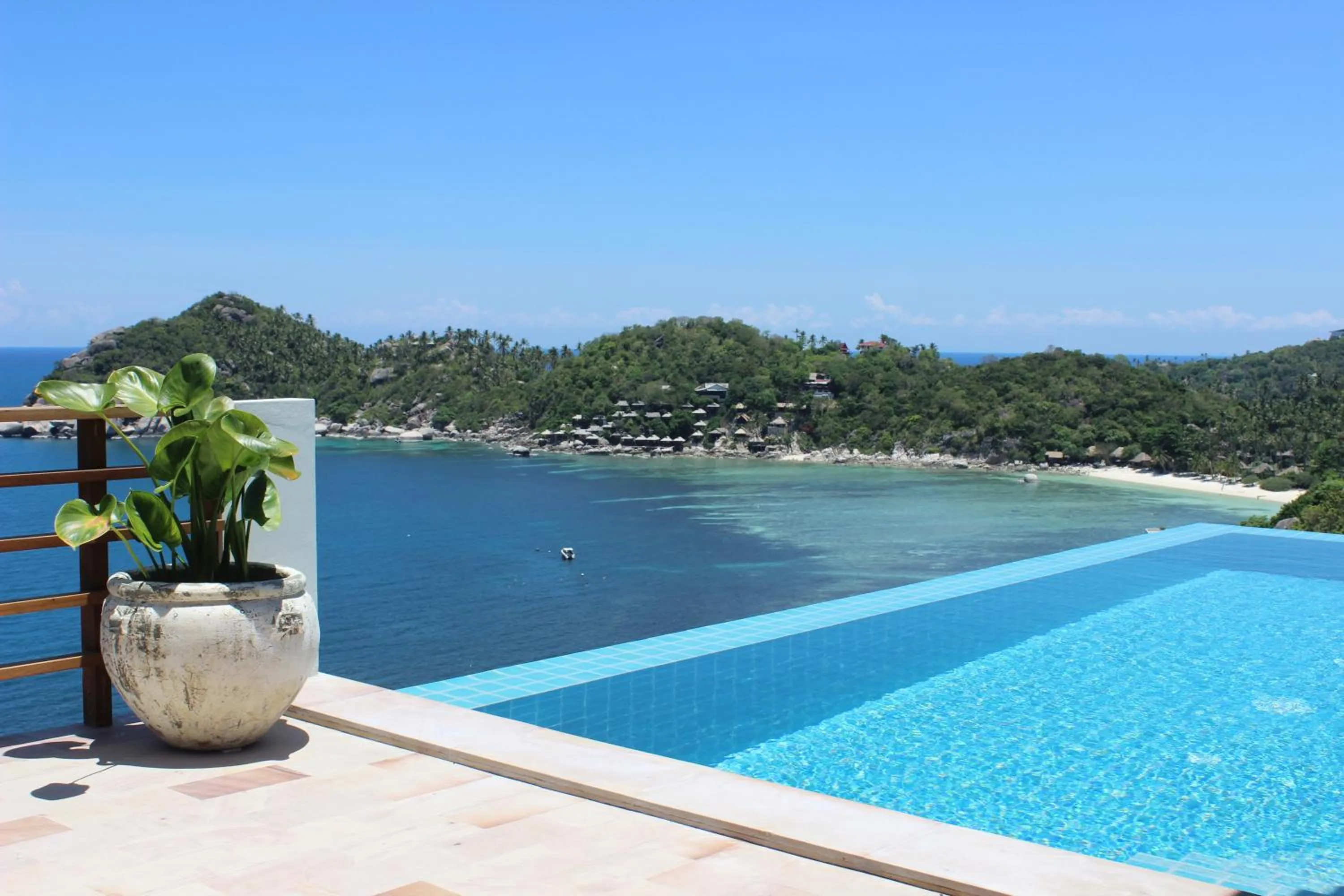 Pool view in Villas Sabai Jai