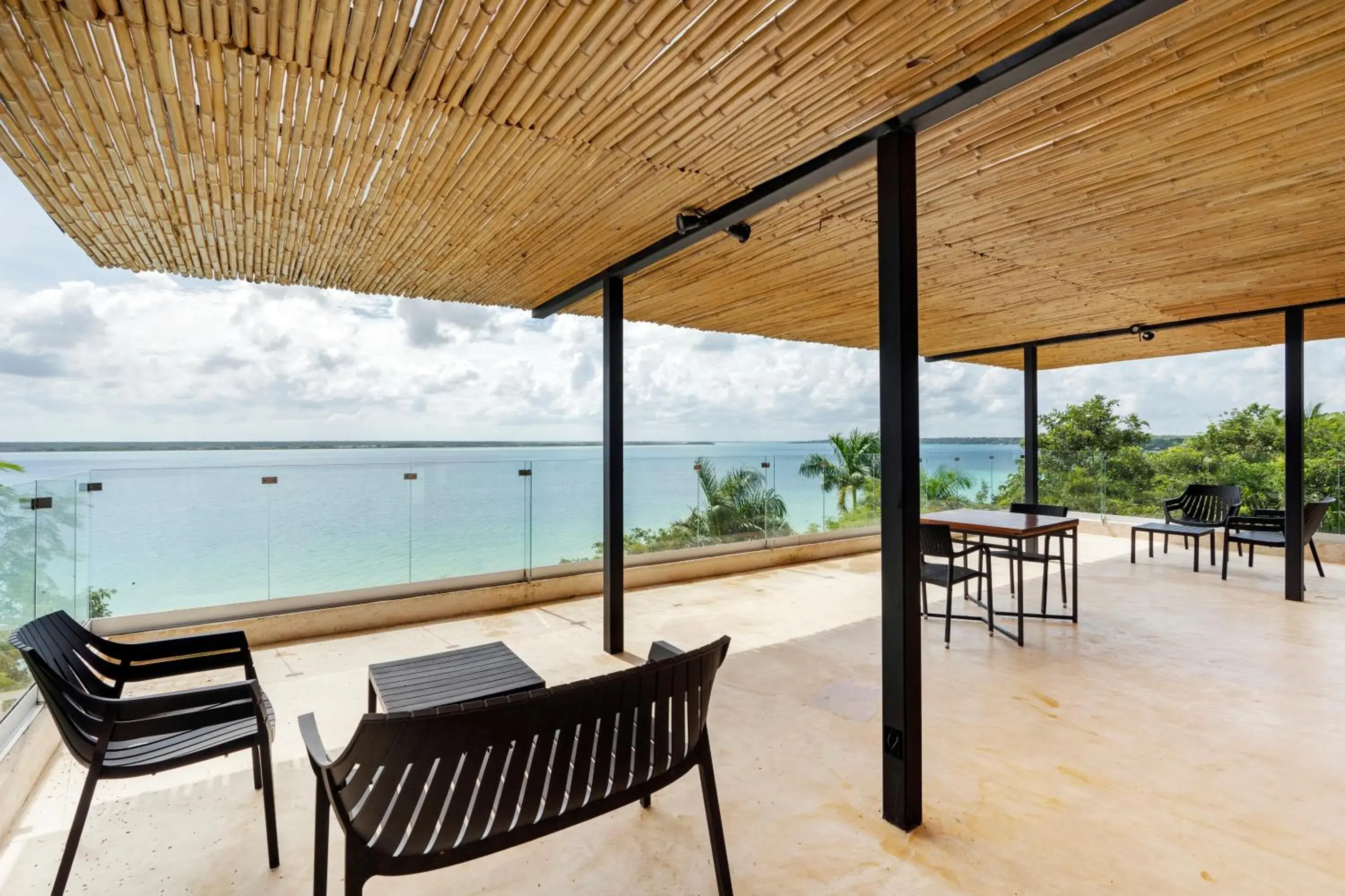 Lake view in MBH Maya Bacalar Hotel Boutique Lake view in MBH Maya Bacalar Hotel Boutique