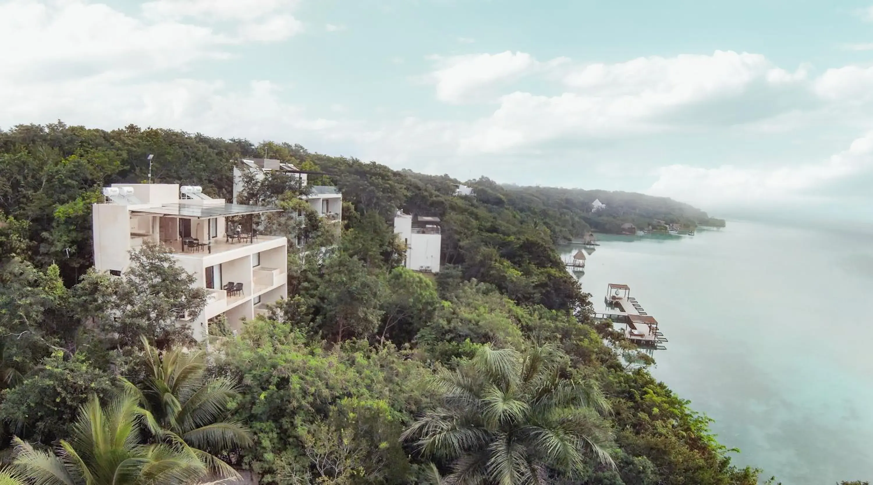 Lake view in MBH Maya Bacalar Hotel Boutique Lake view in MBH Maya Bacalar Hotel Boutique