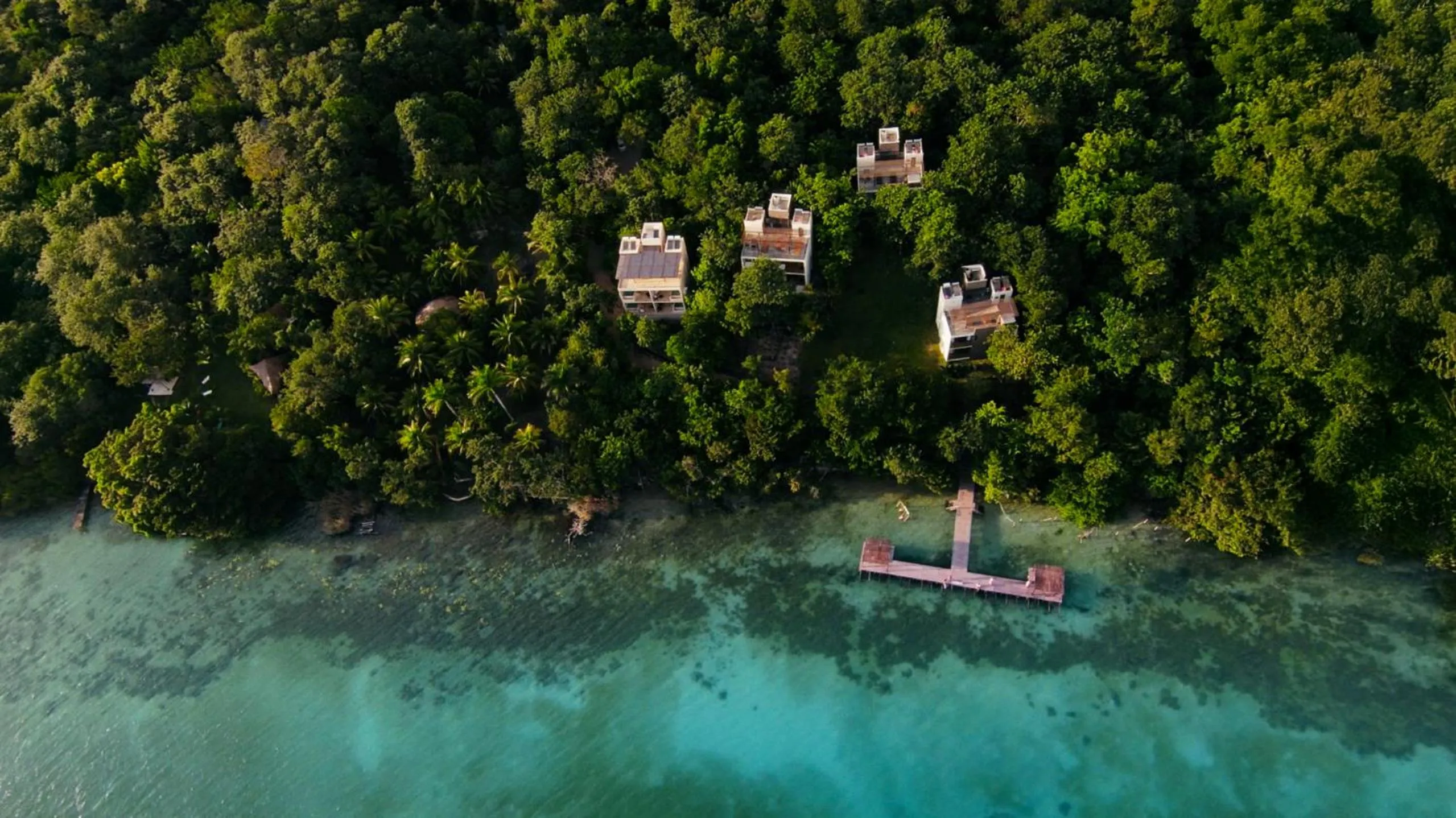 Lake view in MBH Maya Bacalar Hotel Boutique