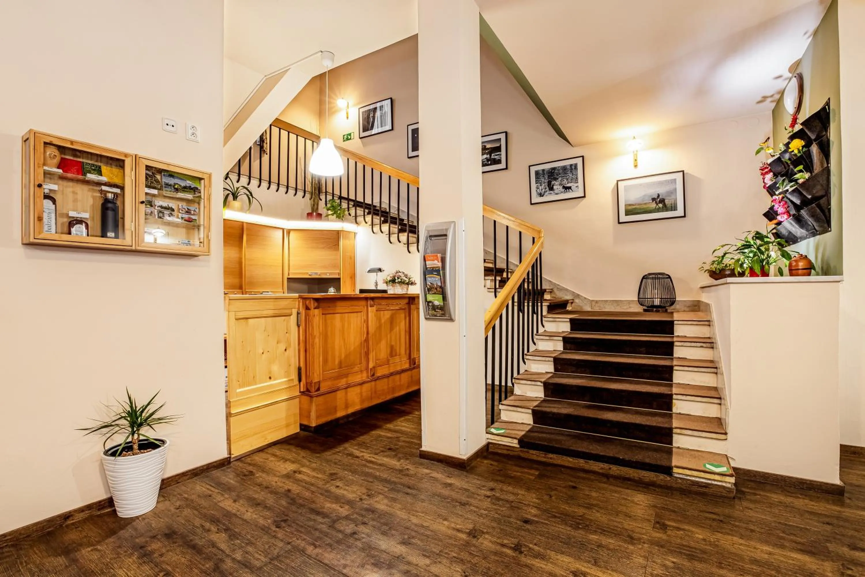 Lobby or reception in Hotel Panská