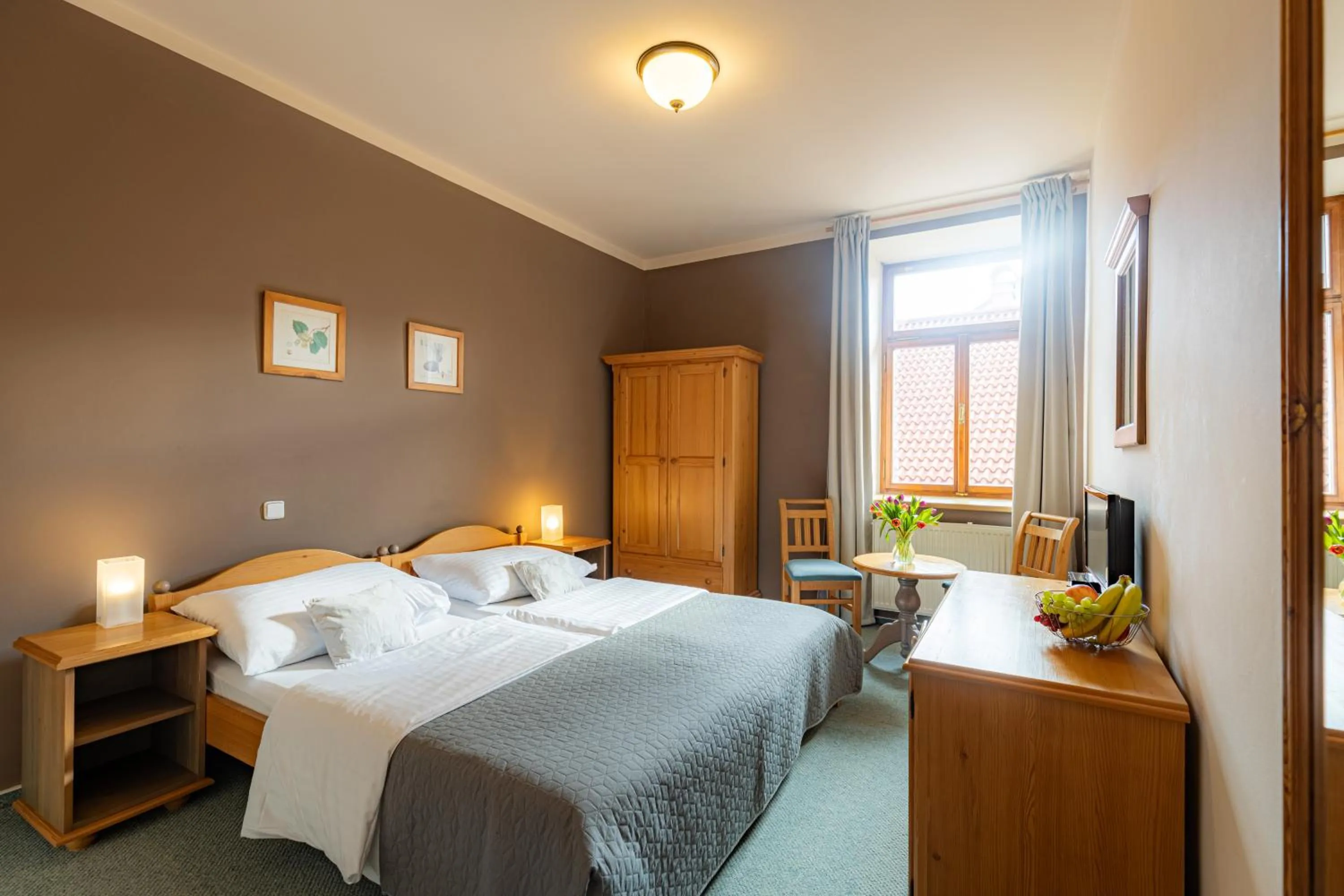 Bed in Hotel Panská