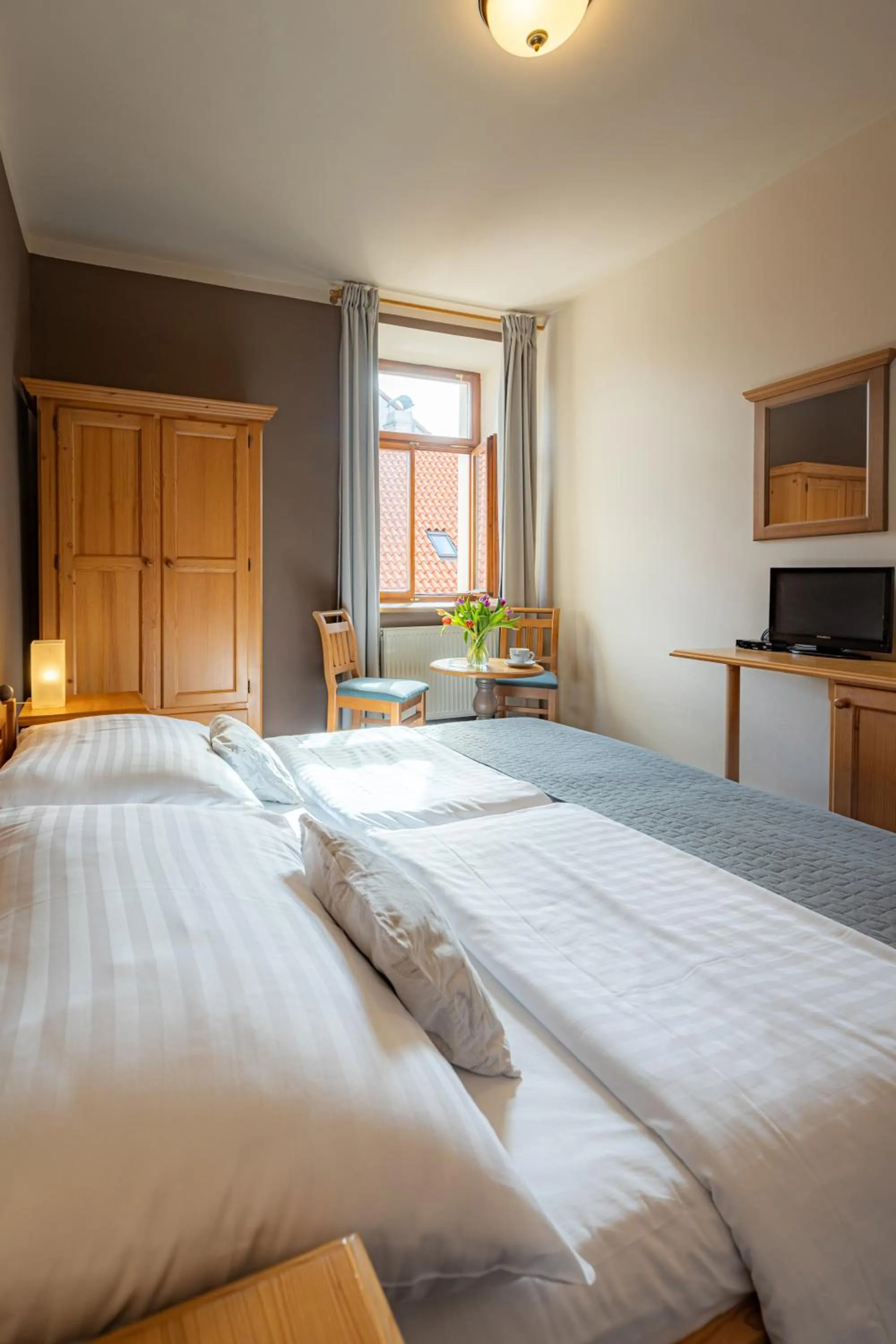 Bed in Hotel Panská