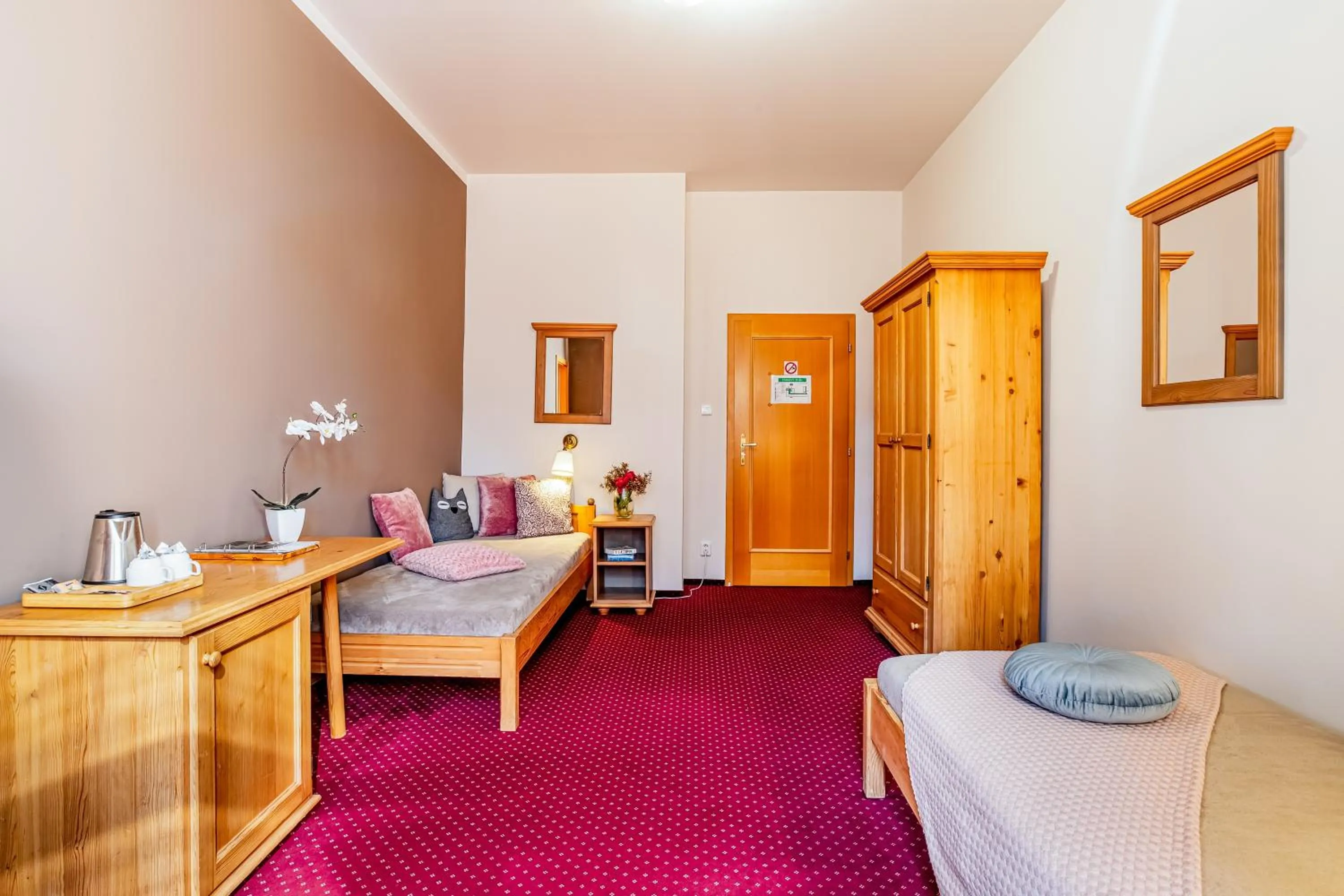 Bed in Hotel Panská