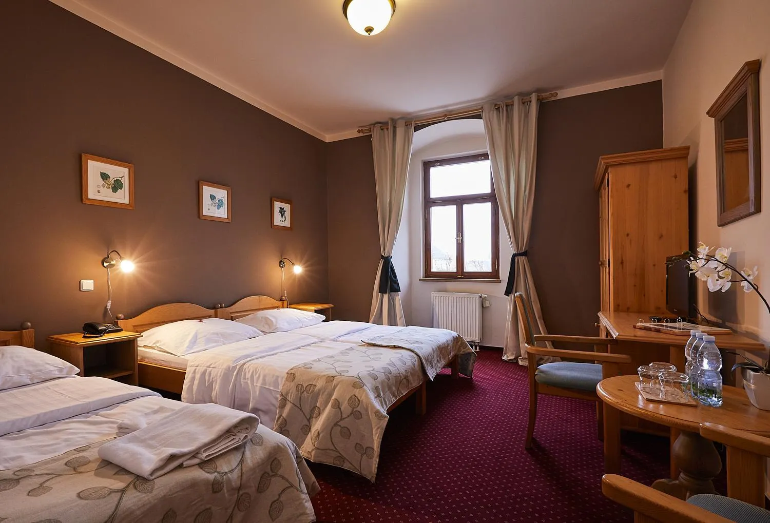 Bed in Hotel Panská