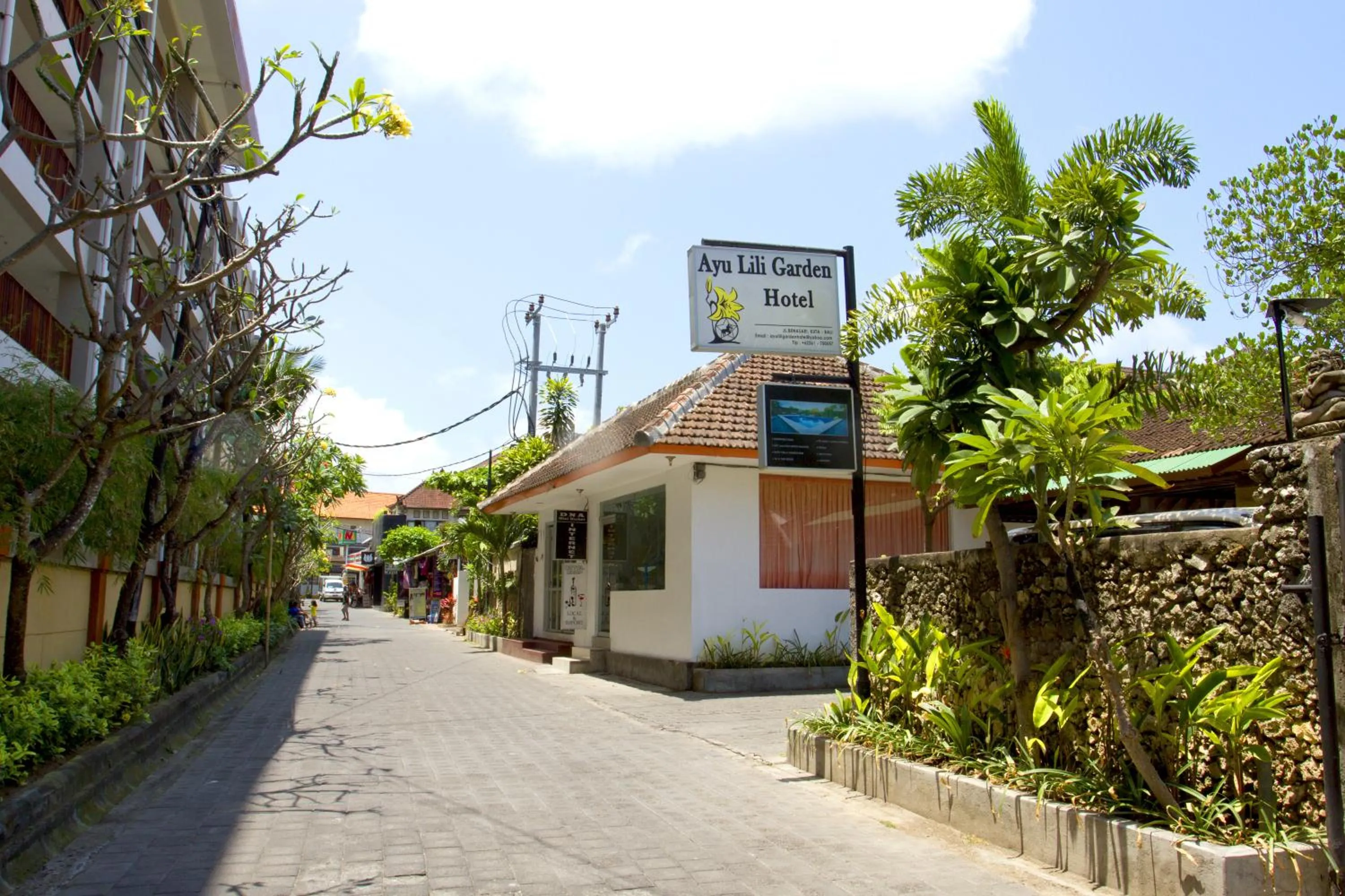 Facade/entrance in Ayu Lili Garden Hotel Kuta