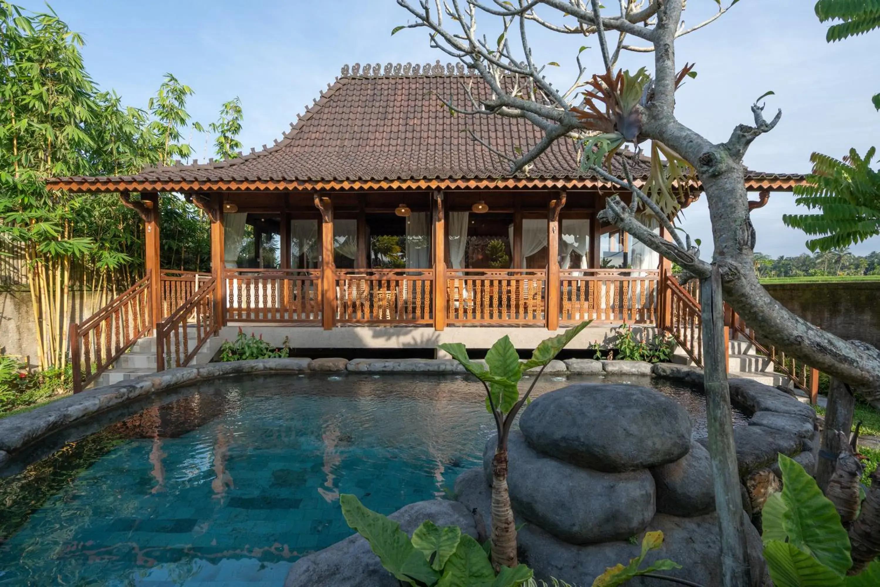 Family Room in Uma Sebatu Villa Ubud Family Room in Uma Sebatu Villa Ubud