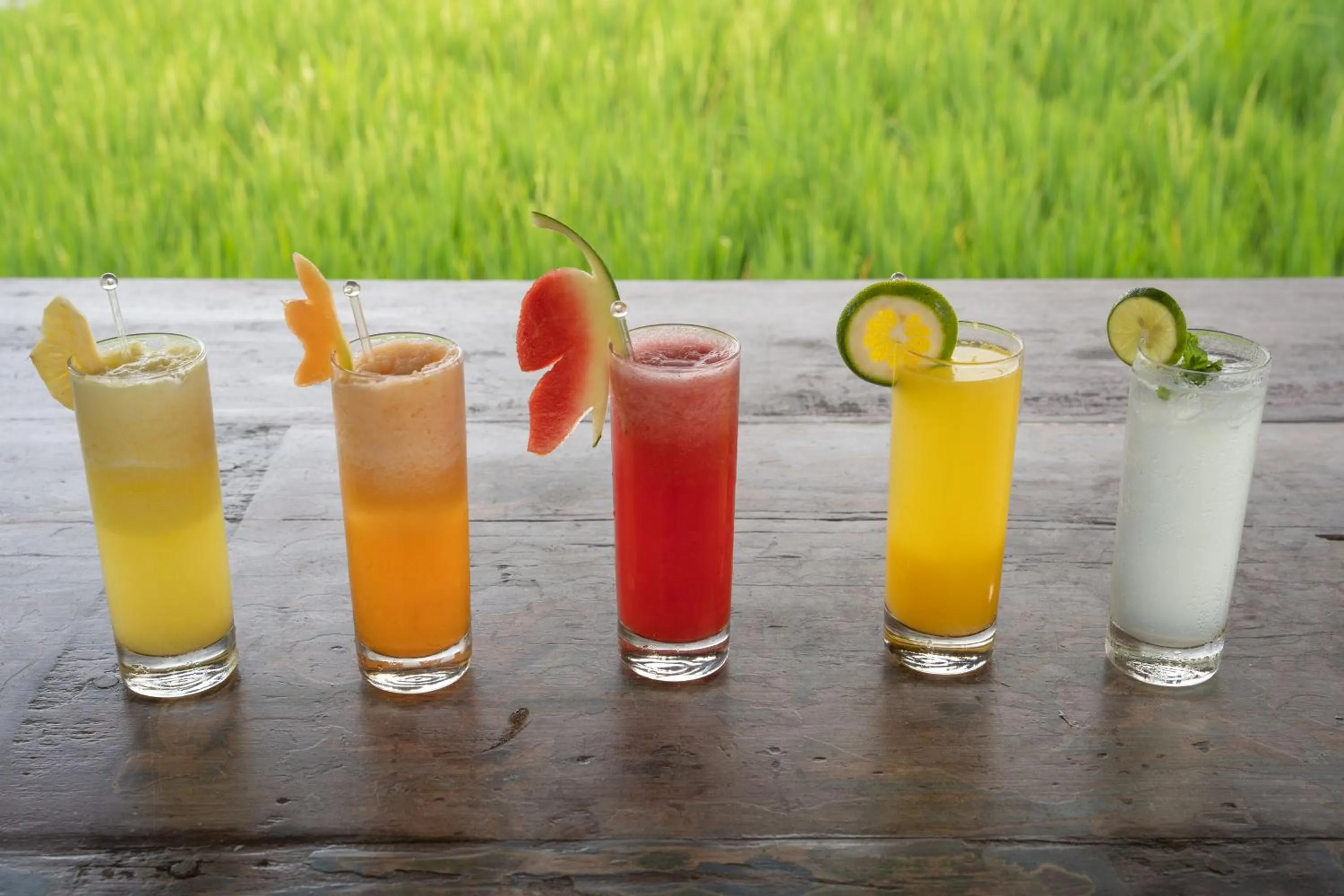 Drinks in Uma Sebatu Villa Ubud