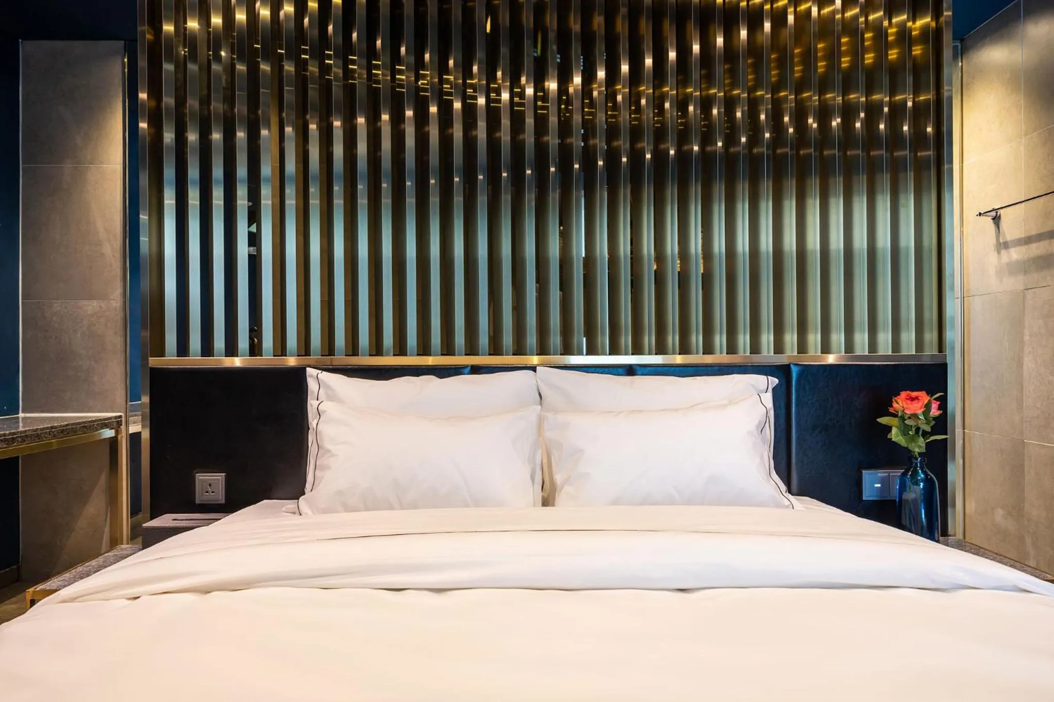 Bed in Hotel the Castle Jamsil-Sene