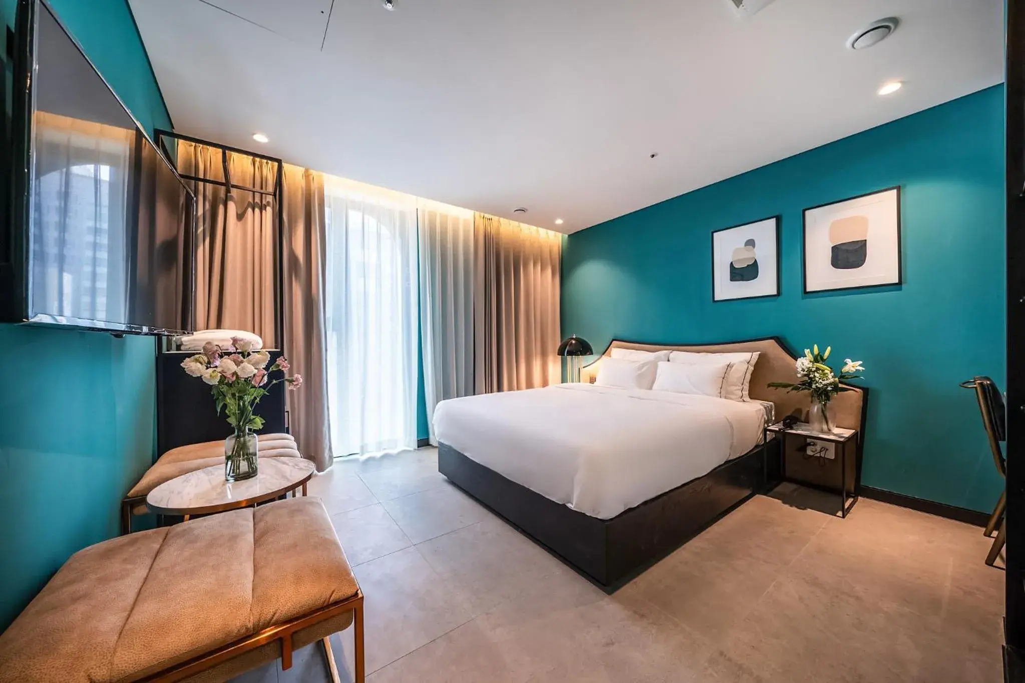 Bed in Hotel the Castle Jamsil-Sene Bed in Hotel the Castle Jamsil-Sene