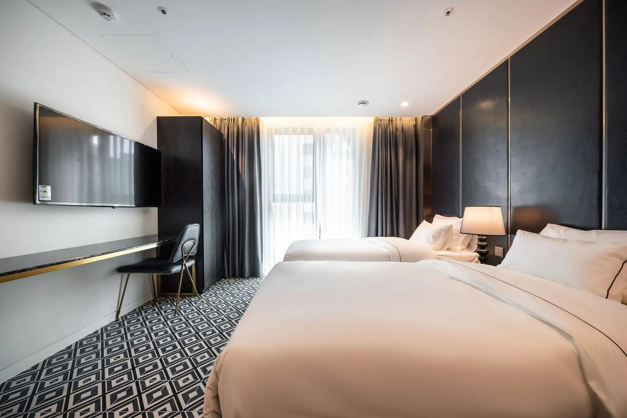 Bed in Hotel the Castle Jamsil-Sene