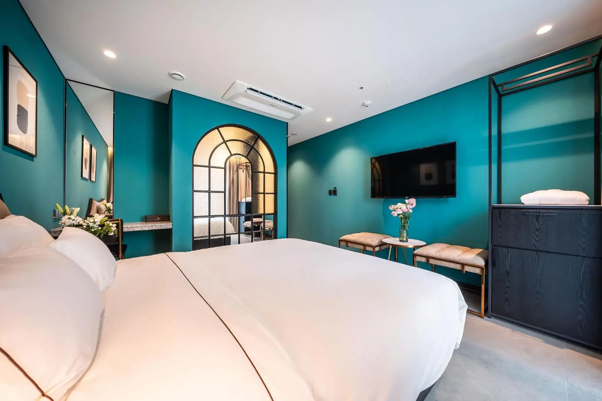 Bed in Hotel the Castle Jamsil-Sene Bed in Hotel the Castle Jamsil-Sene