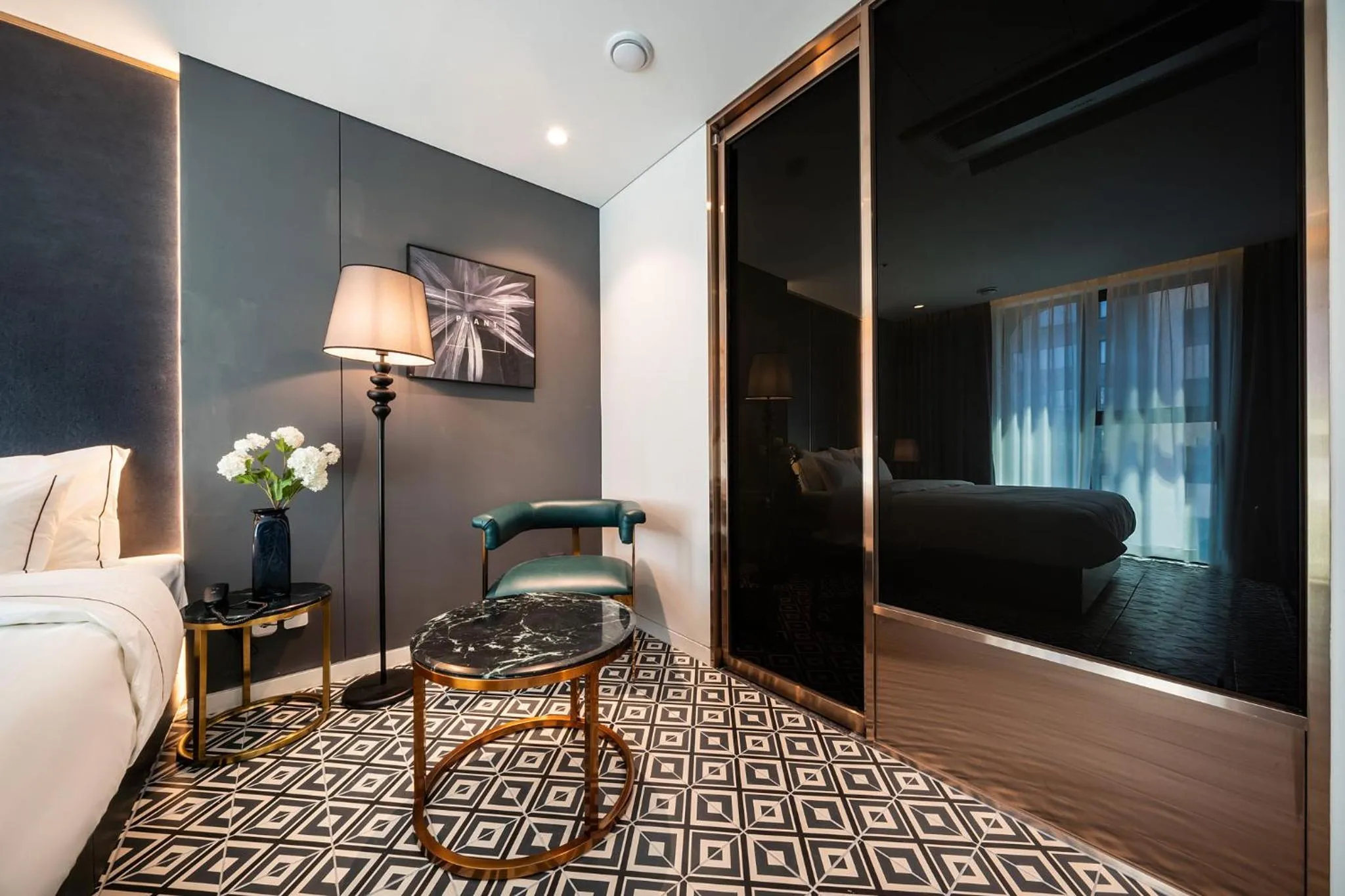 Bed in Hotel the Castle Jamsil-Sene