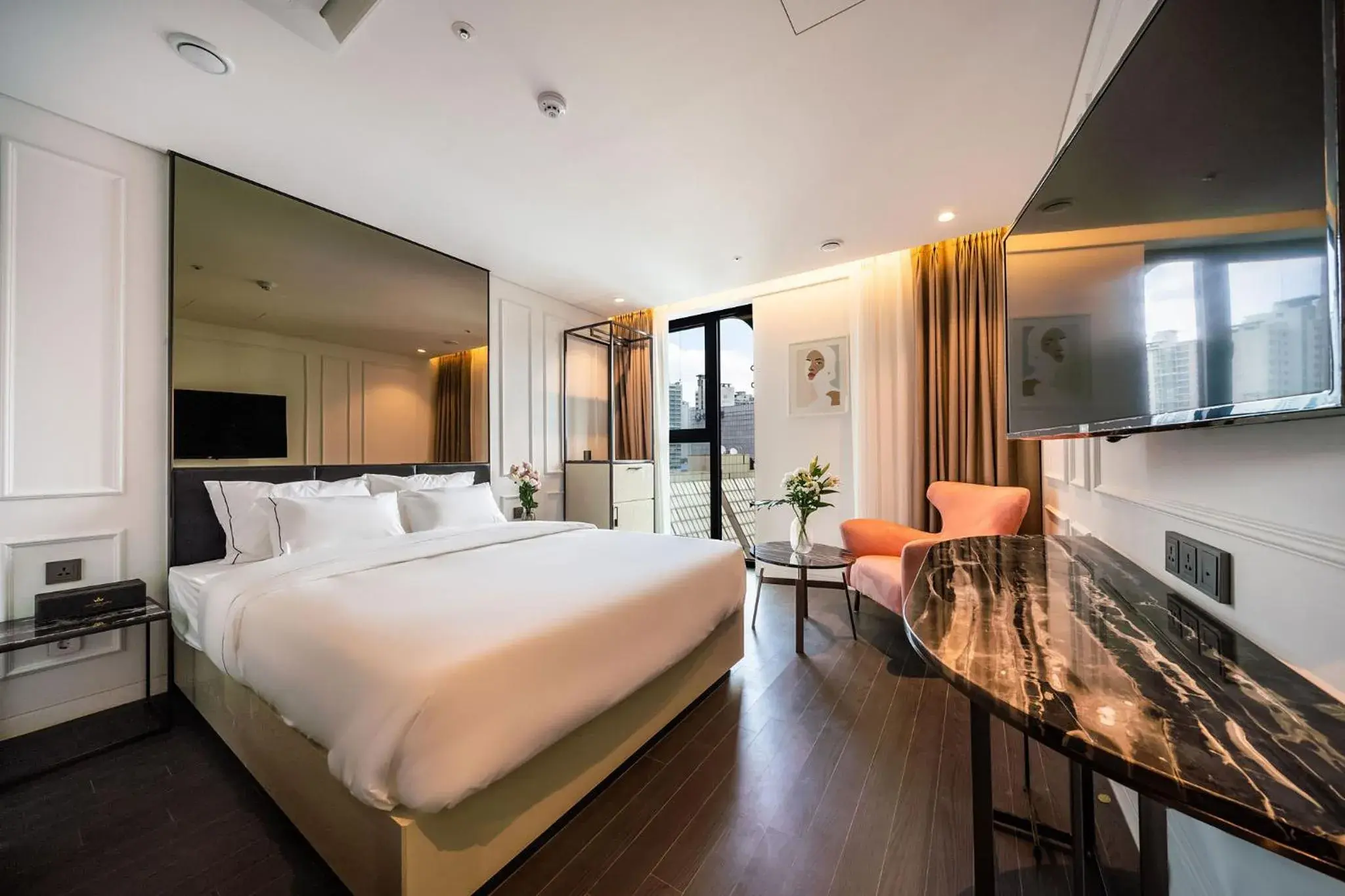 Bed in Hotel the Castle Jamsil-Sene Bed in Hotel the Castle Jamsil-Sene