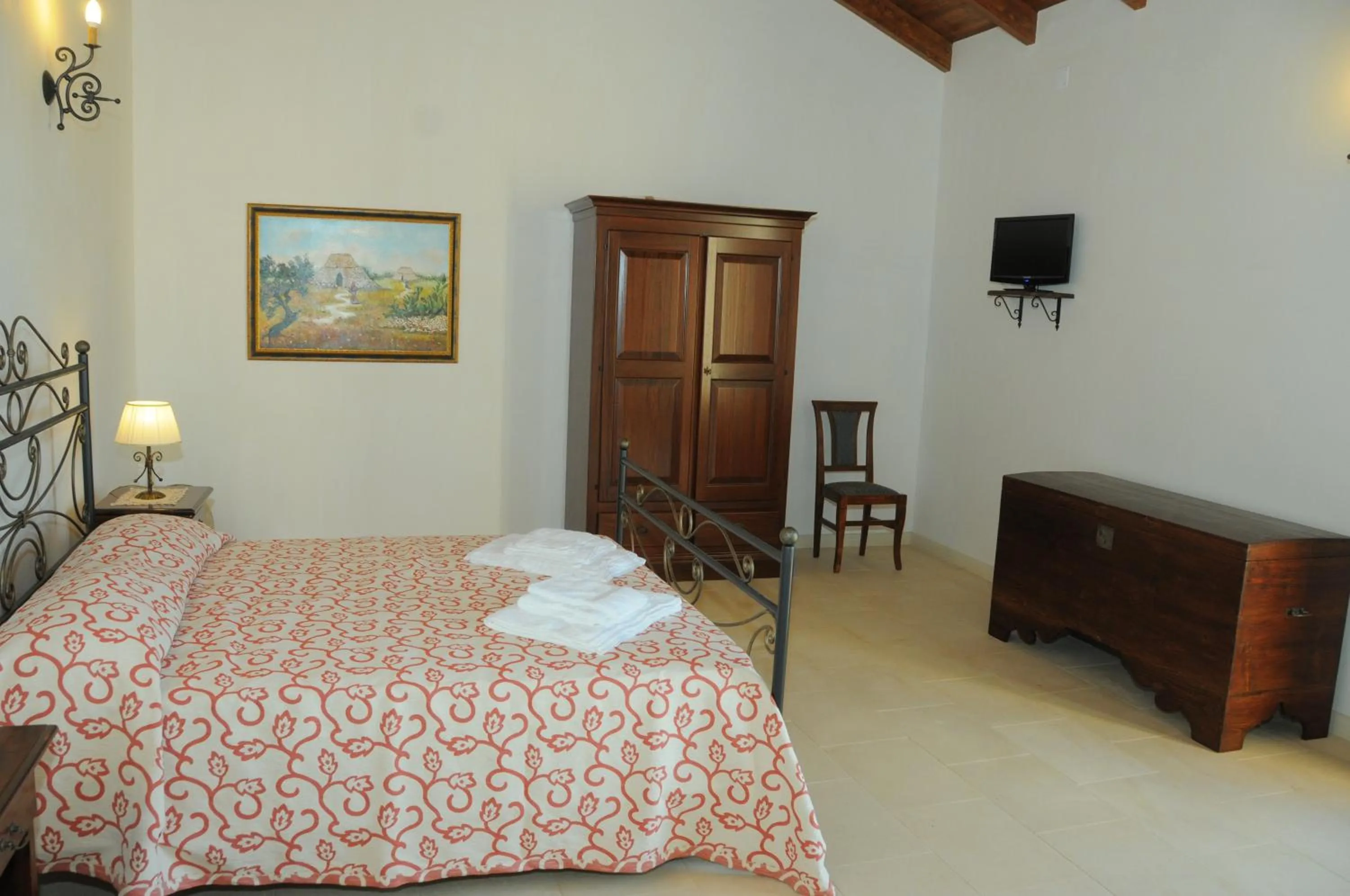Bedroom, Bed in Agriturismo Masseria Quaremme