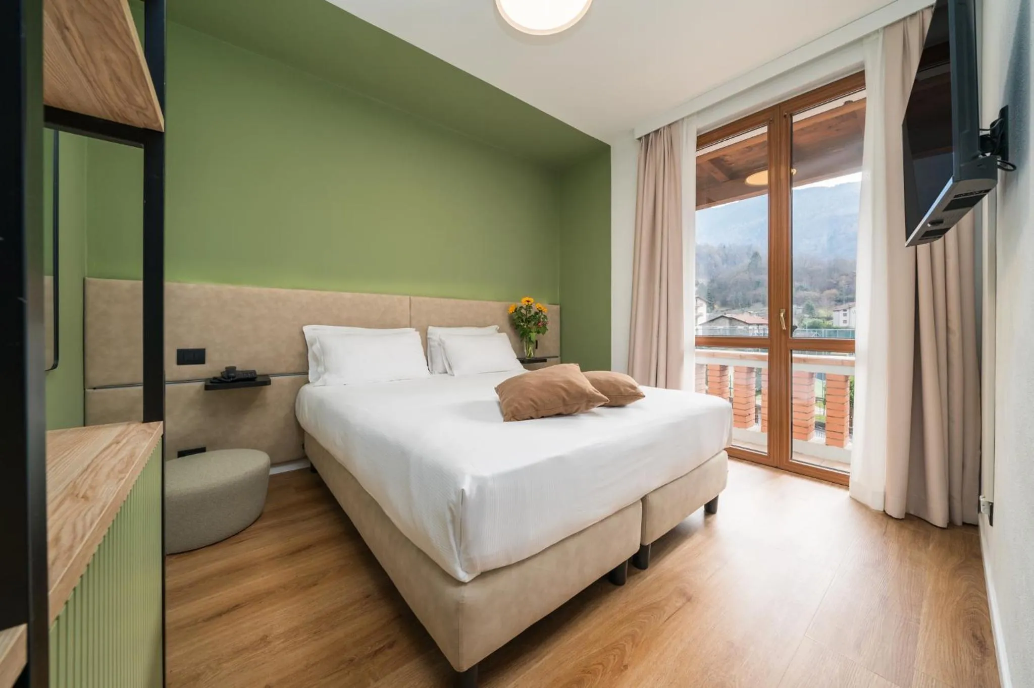 Bed in Hotel Oasi Verde