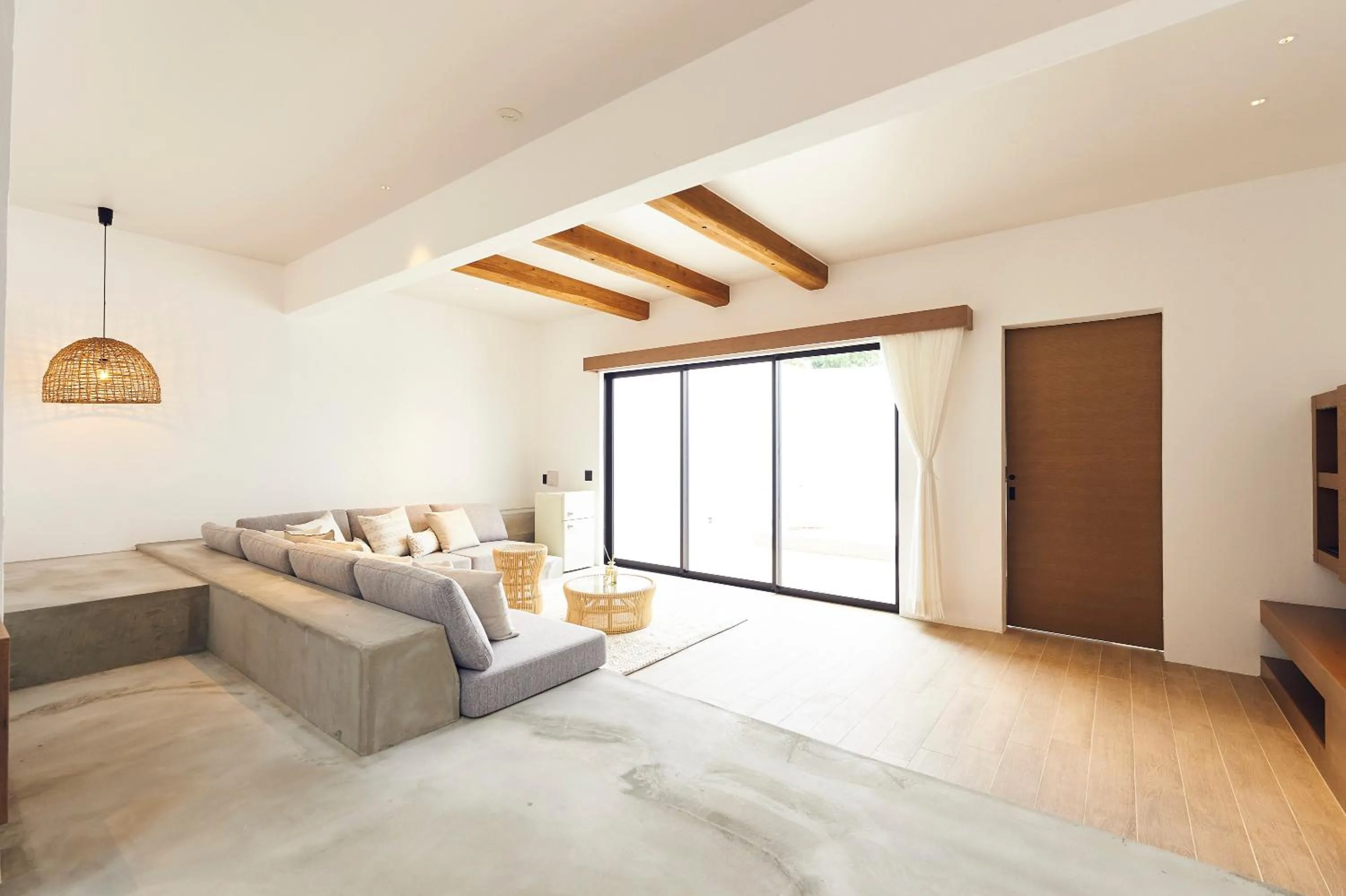 Living room, Bed in Grand Bleu Gamin