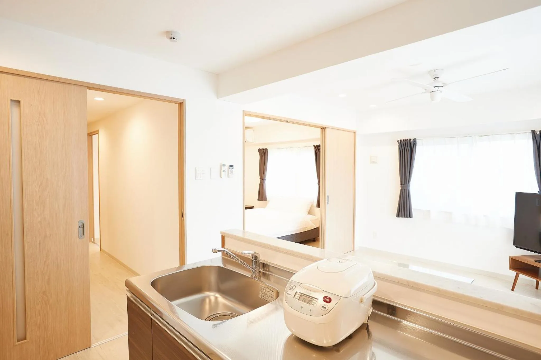 Photo of the whole room in New Normal Hotel in NAGO ニューノーマルホテルイン名護