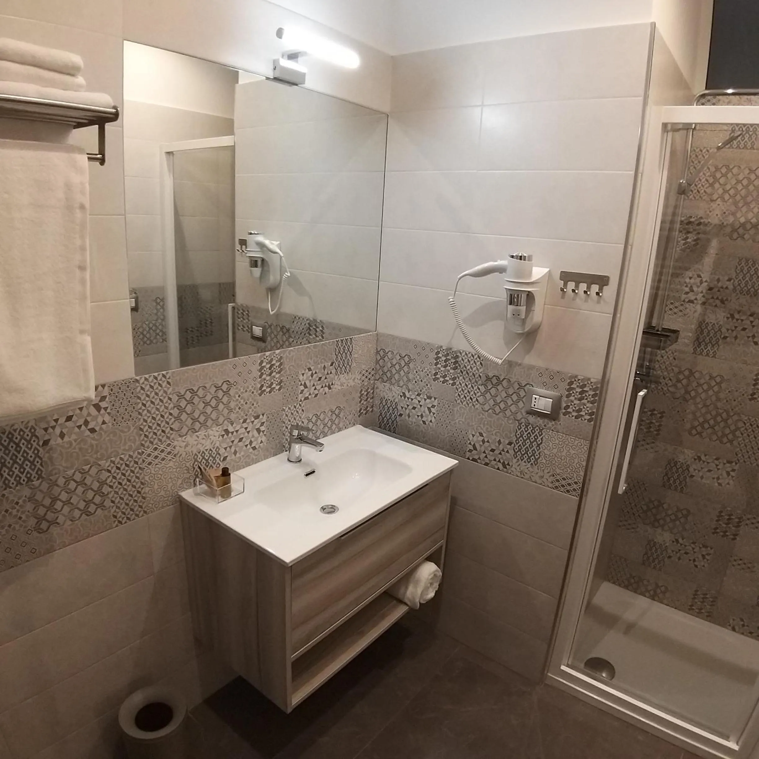 Shower in B&B La Rosa Felice