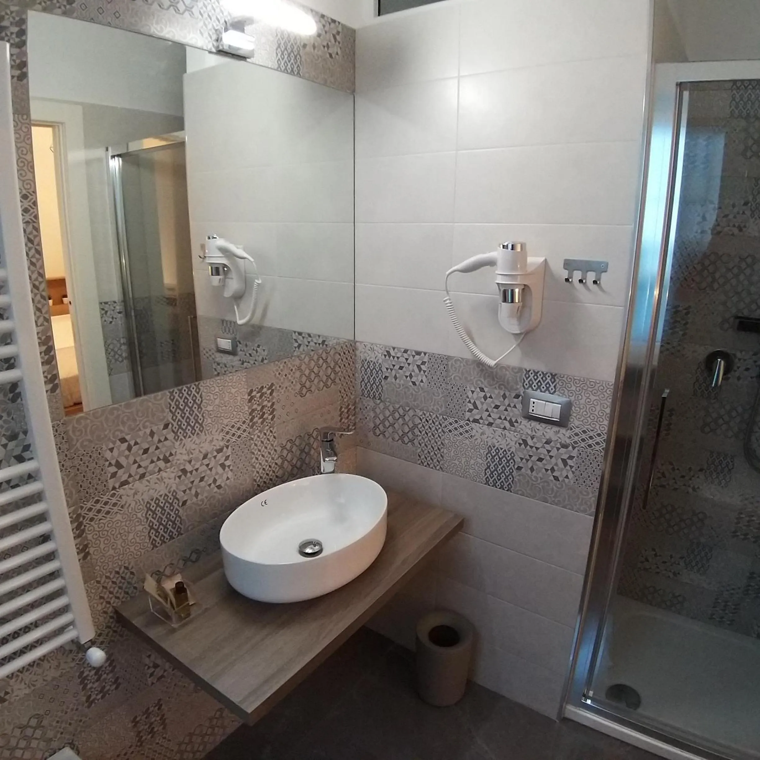 Shower in B&B La Rosa Felice