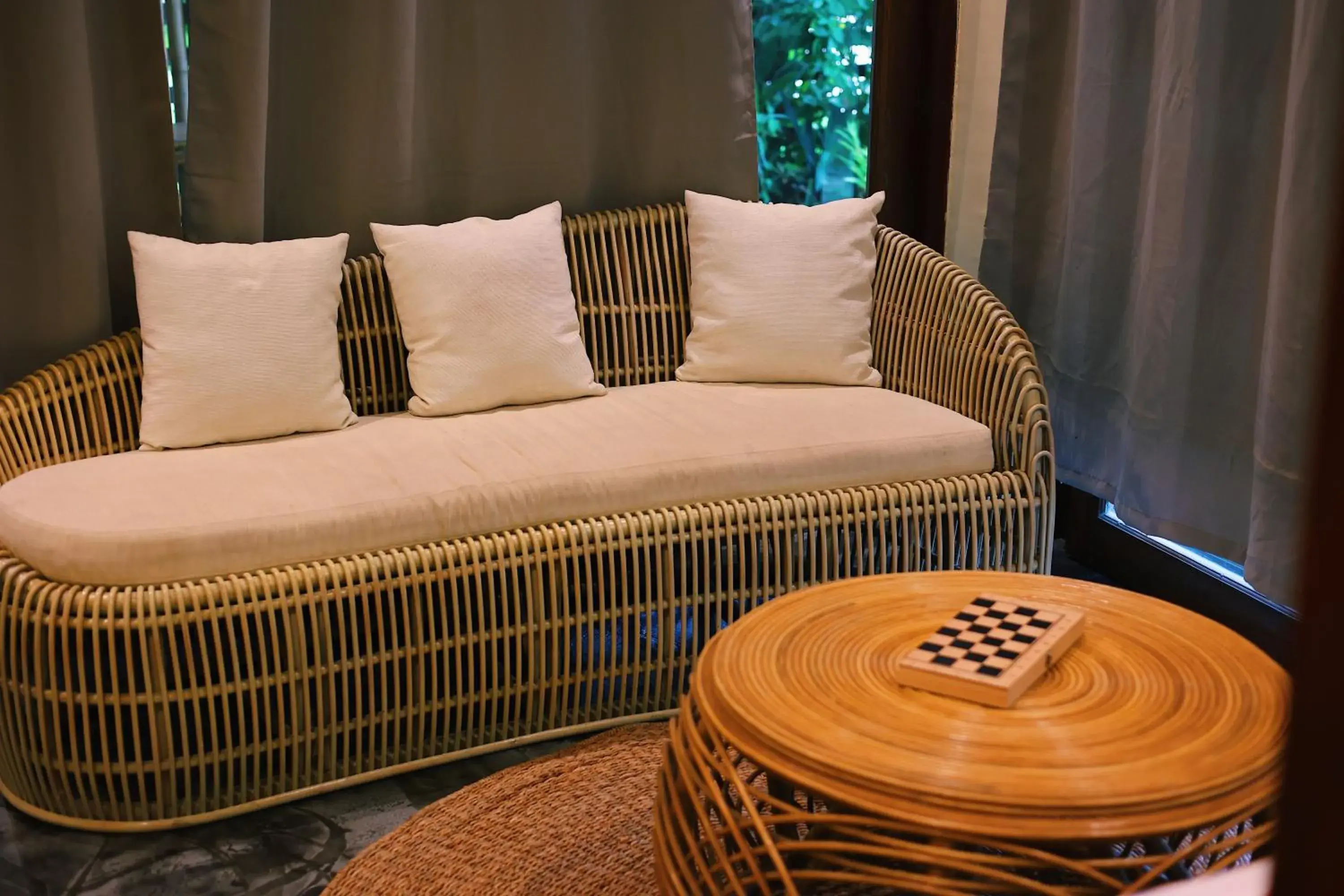 Living room in Happiness Beach Resort Siargao Living room in Happiness Beach Resort Siargao