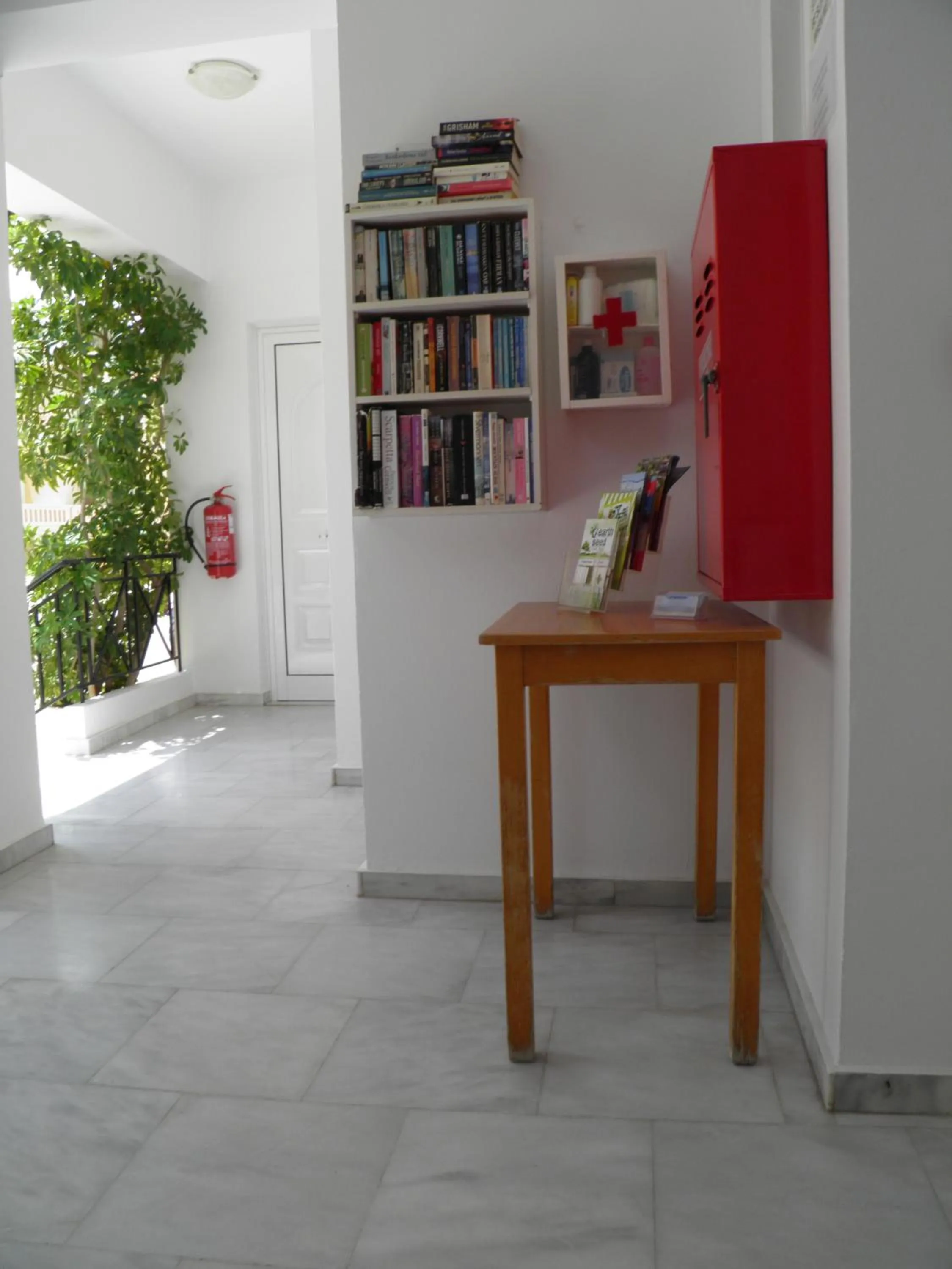 Facade/entrance in Christi Apartments