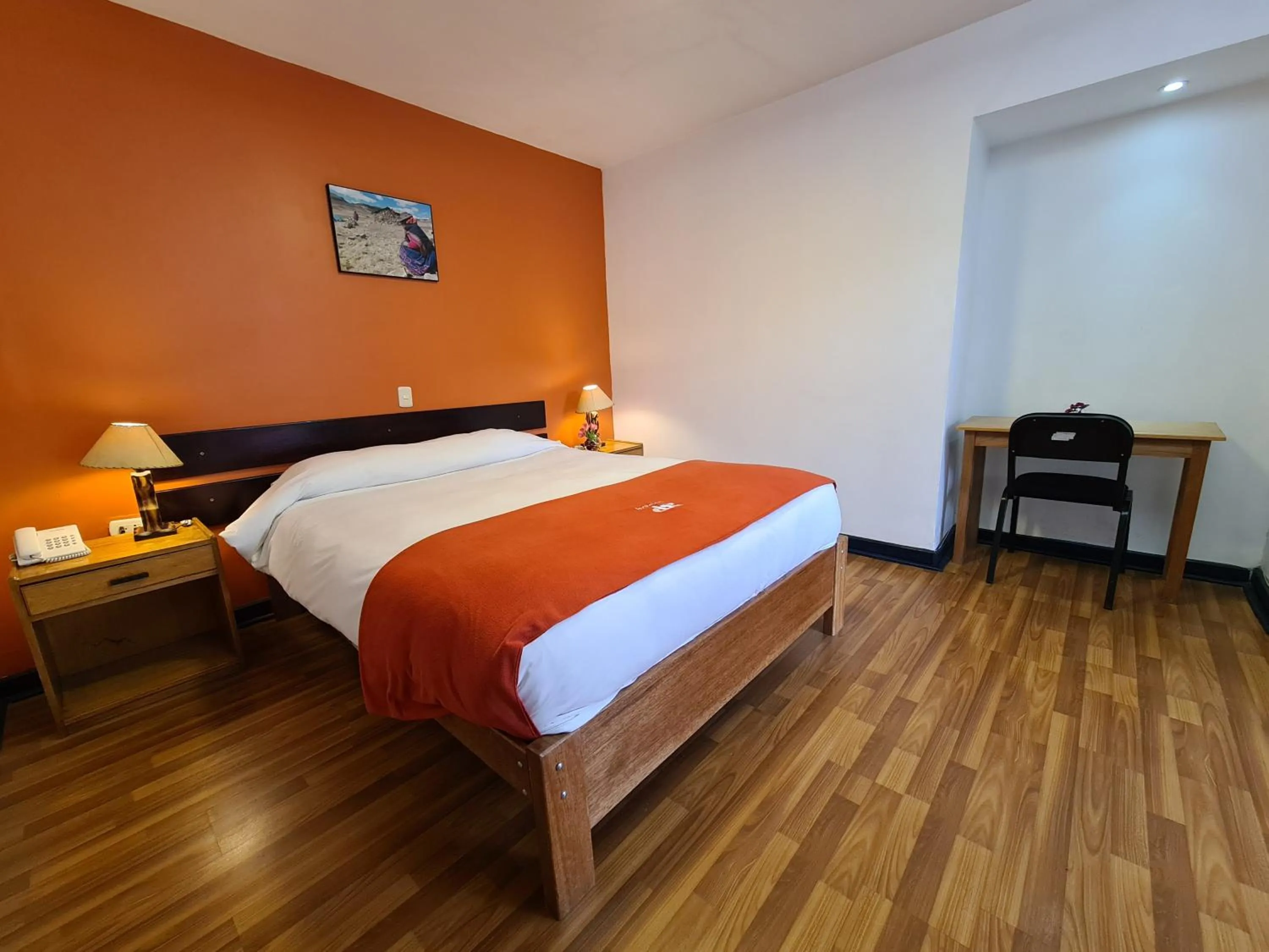 Bed in Hotel Casa Campesina