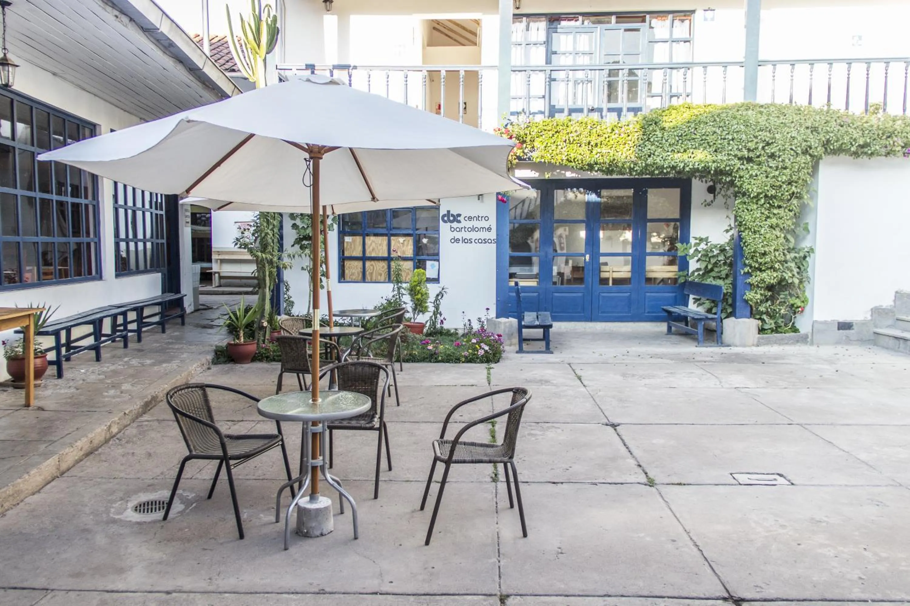 Patio in Hotel Casa Campesina
