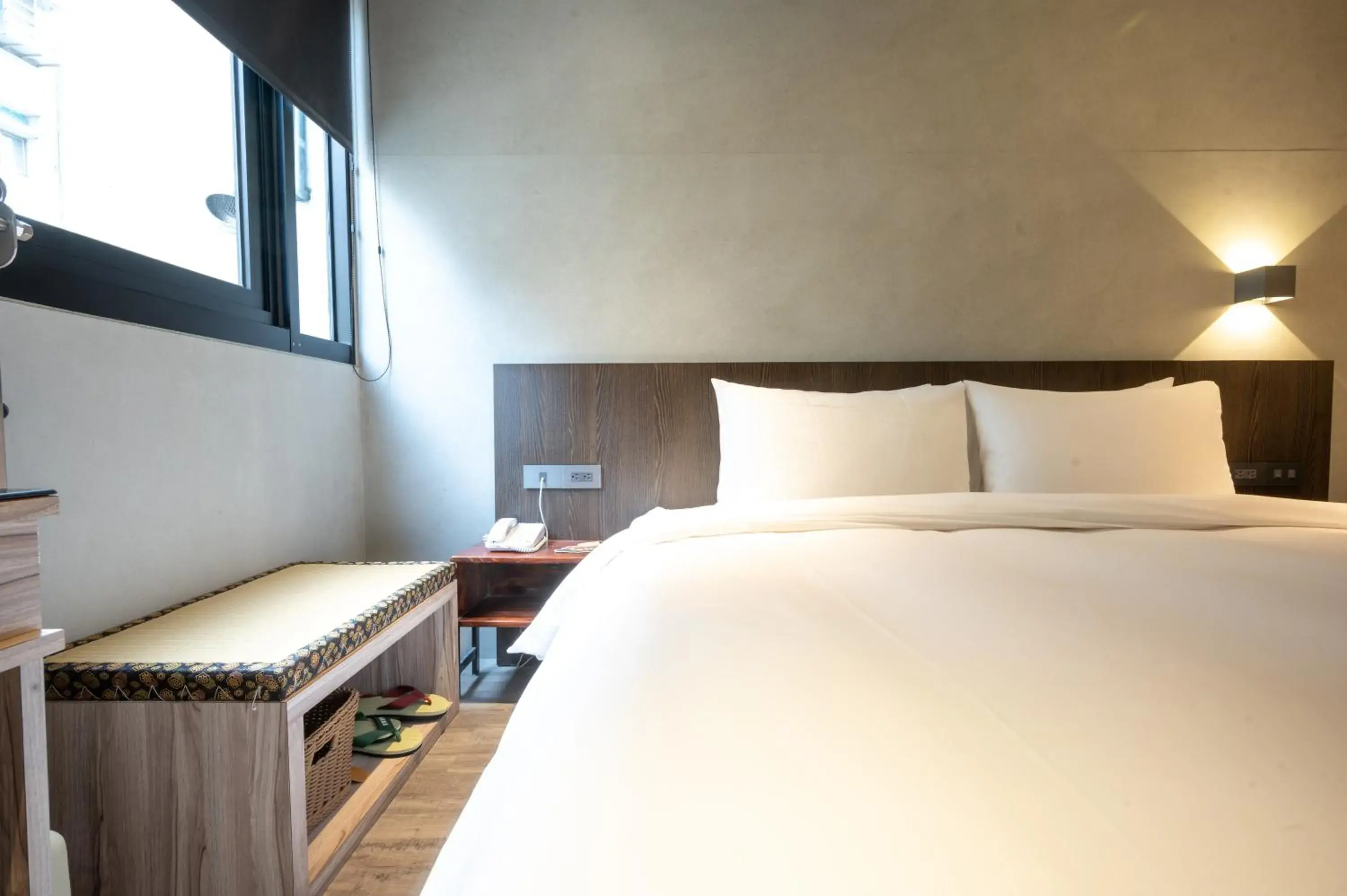 Bed in Yunoyado Onsen Hot Spring Hotel Deyang Bed in Yunoyado Onsen Hot Spring Hotel Deyang