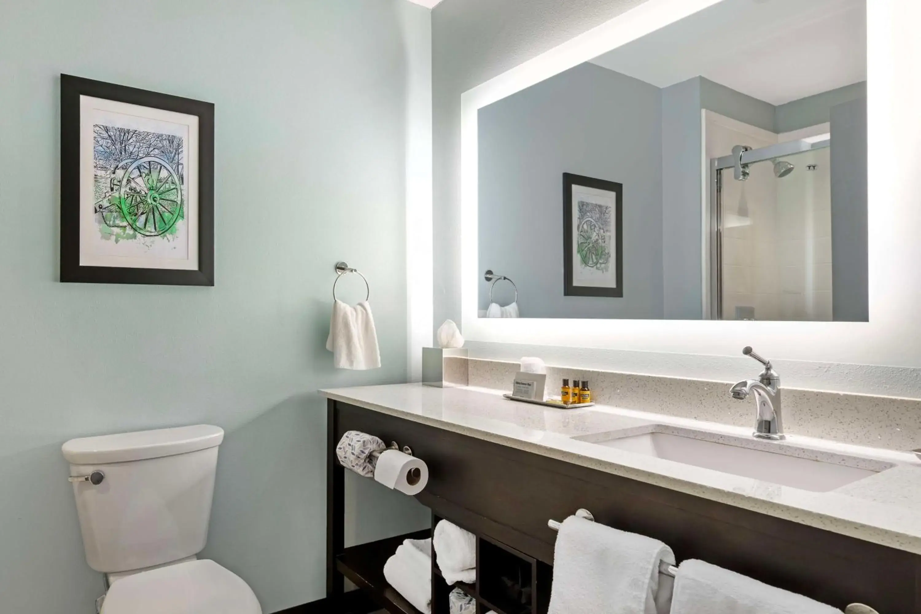 Bathroom in Best Western Plus Executive Residency Marion Bathroom in Best Western Plus Executive Residency Marion