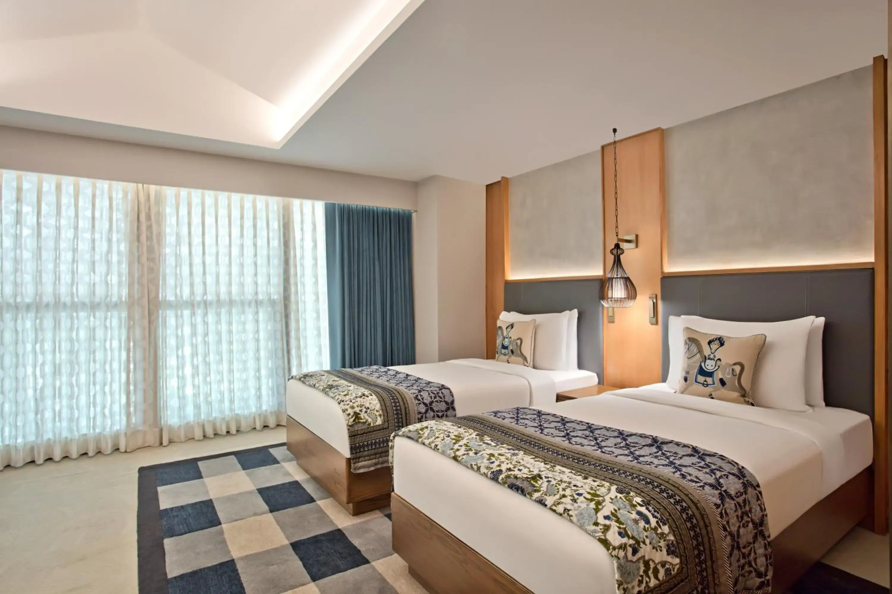 Bed in Hyatt Regency Dharamshala Resort Bed in Hyatt Regency Dharamshala Resort