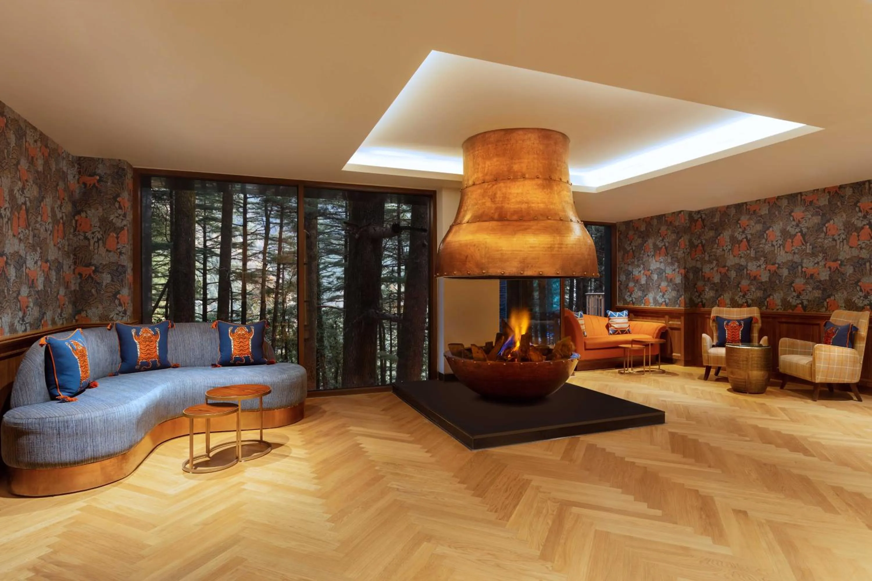 Seating area in Hyatt Regency Dharamshala Resort