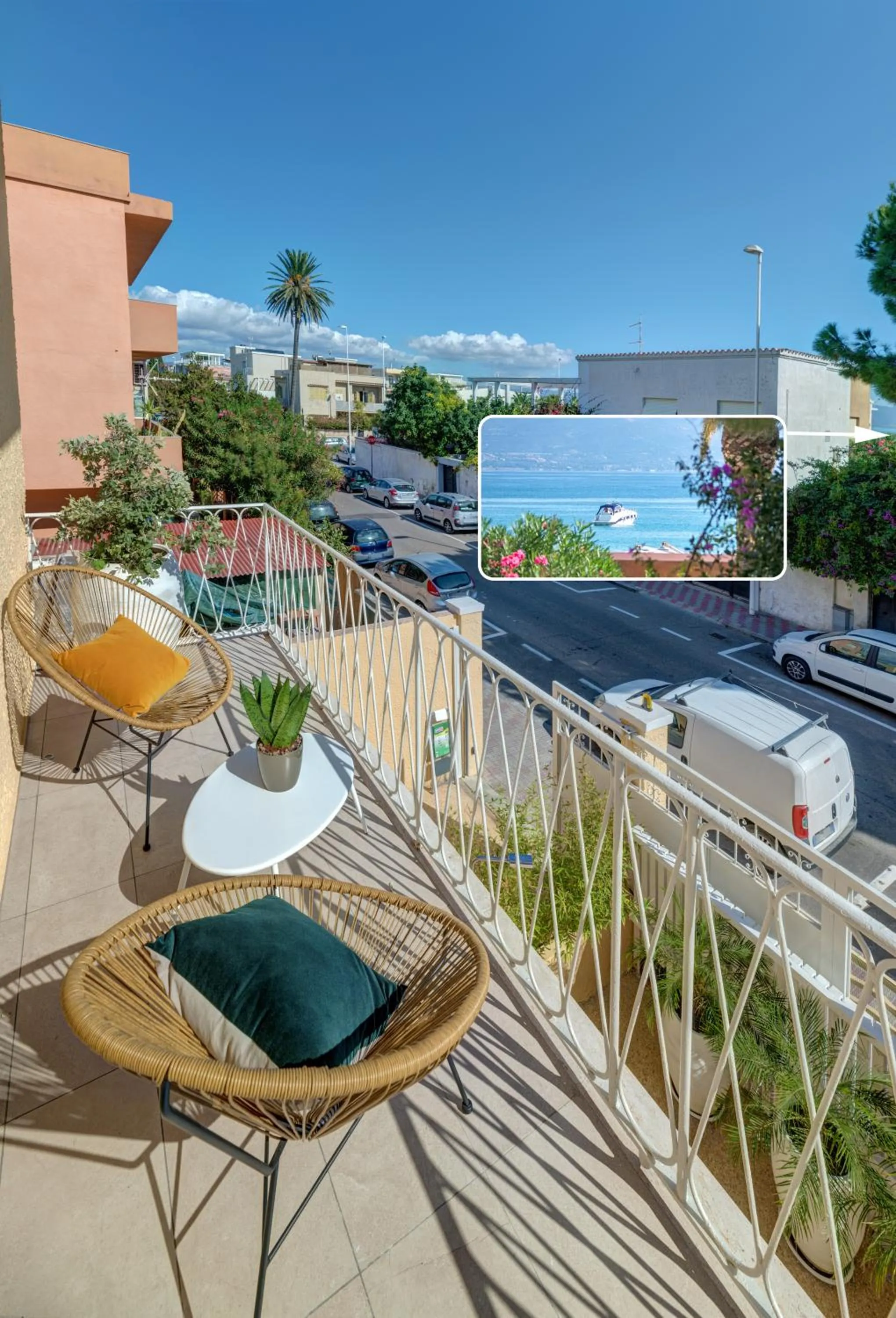 Lake view in Le Palmette Suites