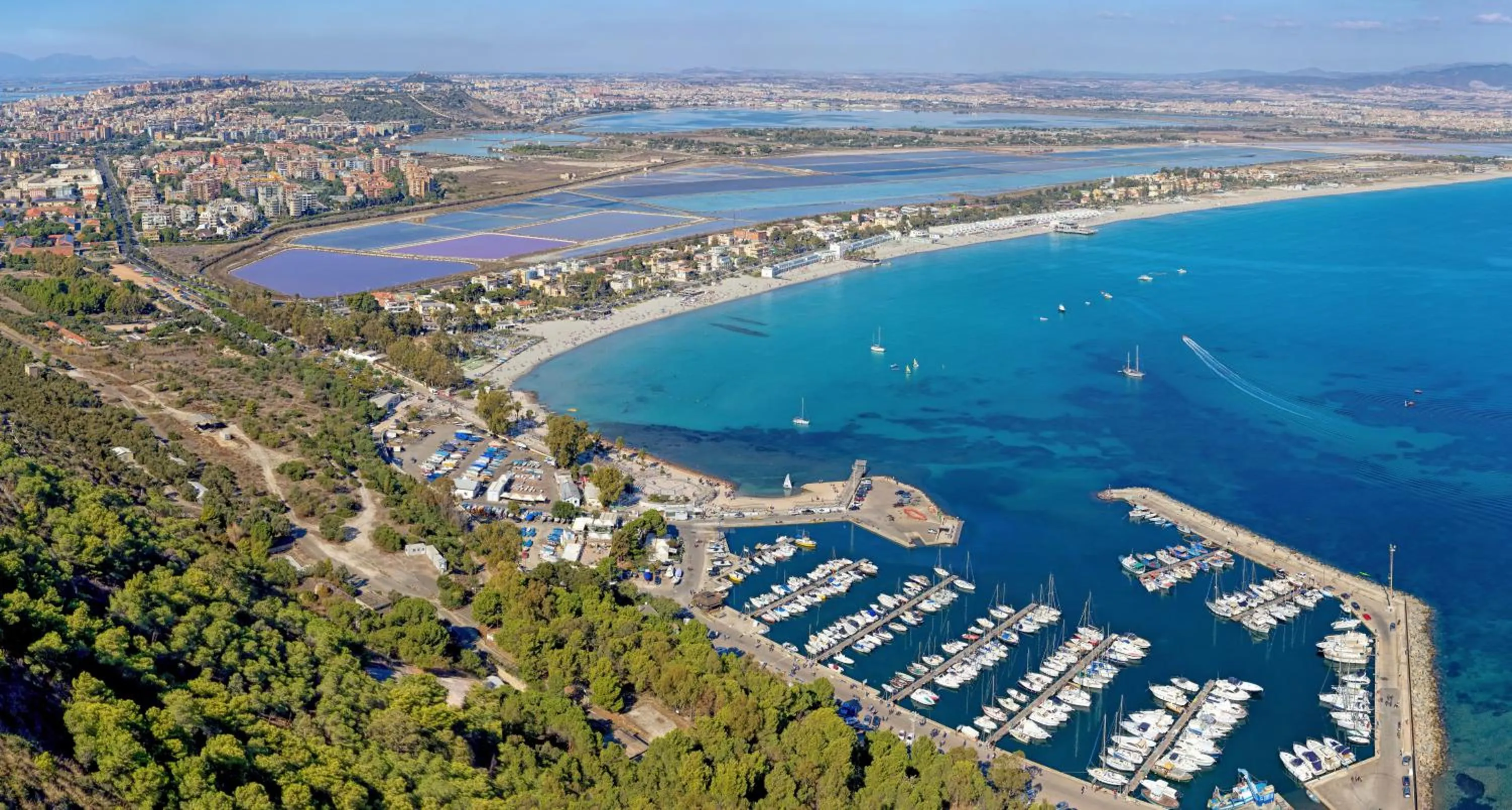 Bird's eye view in Le Palmette Suites