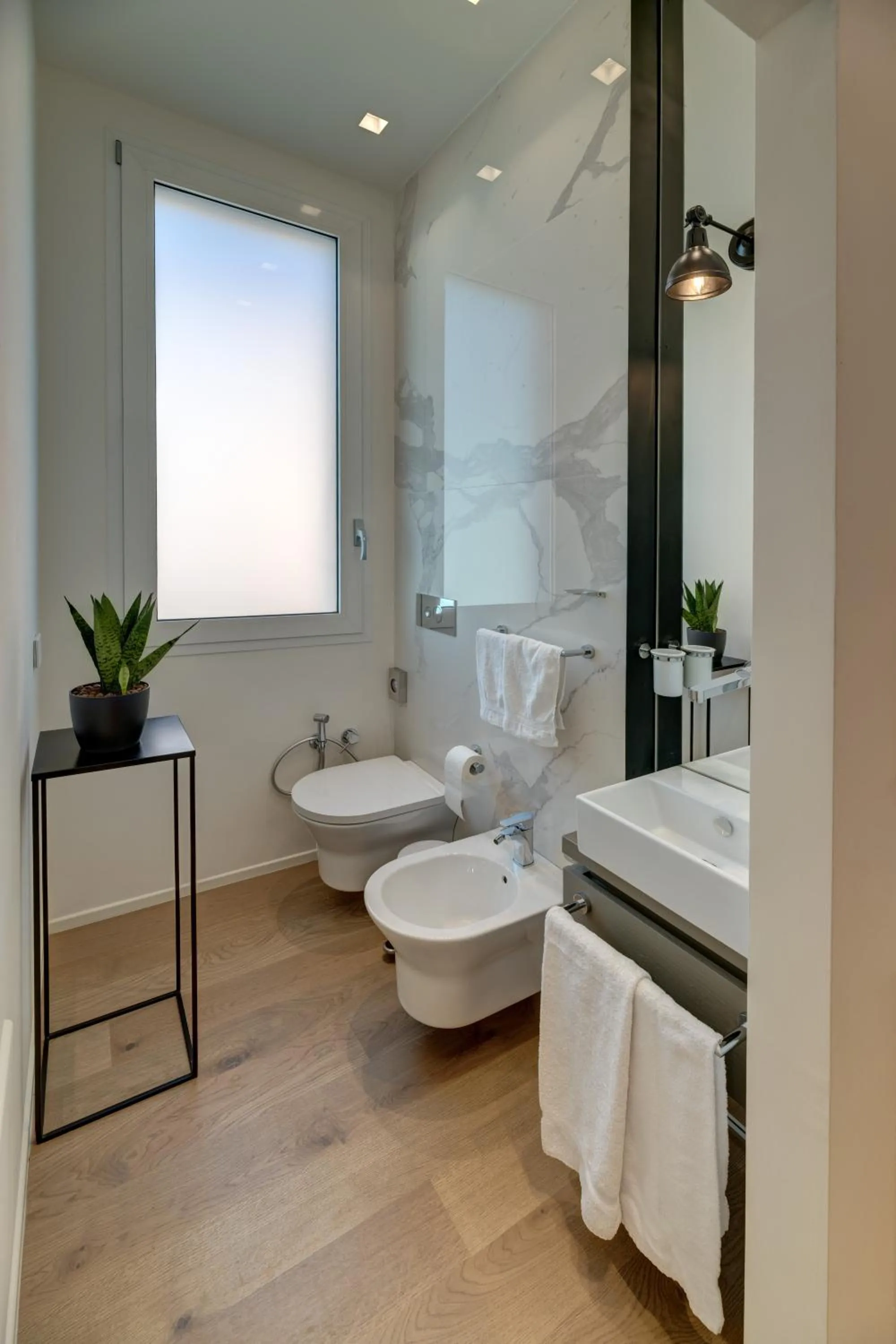 Bathroom in Le Palmette Suites