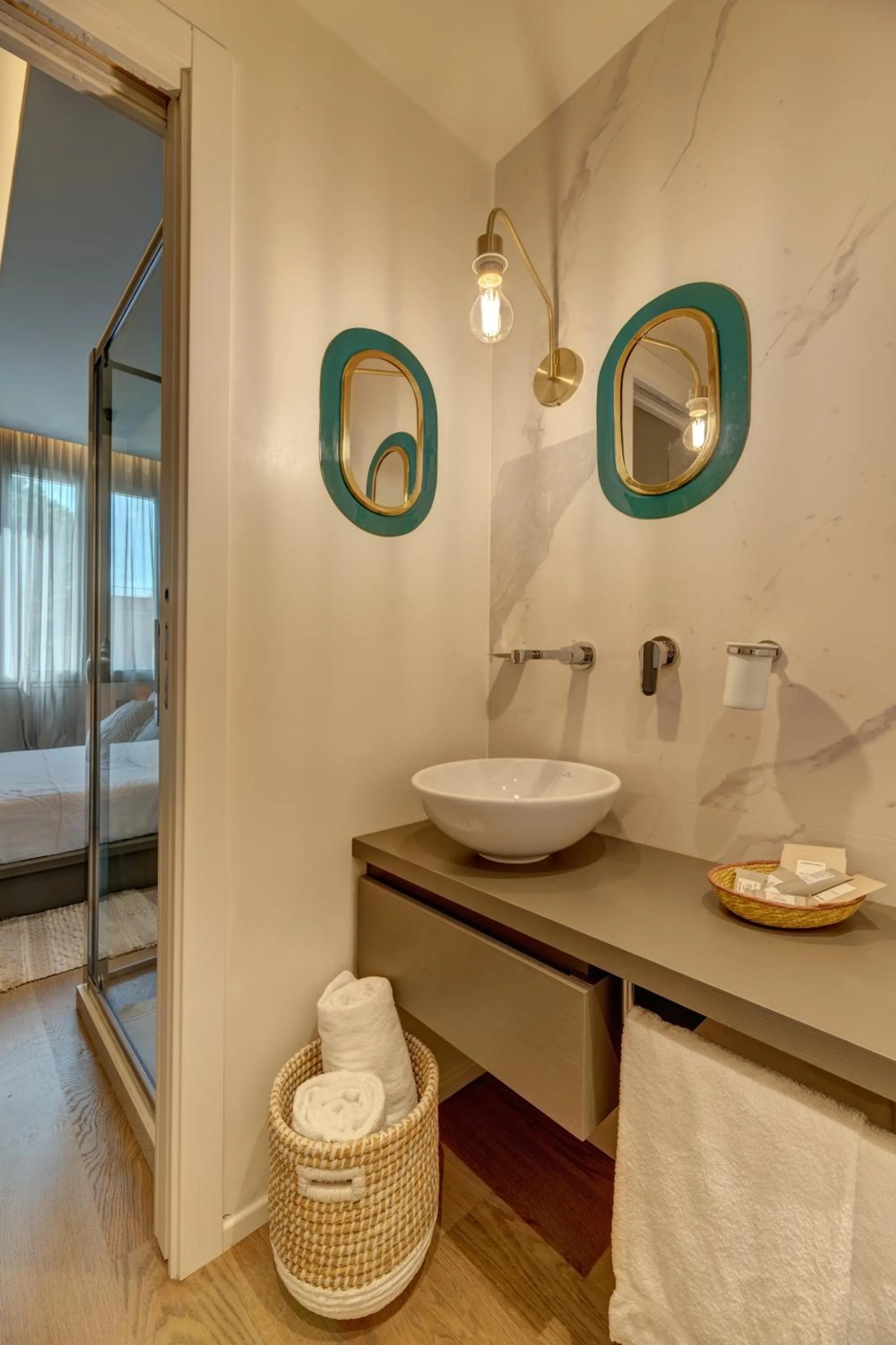 Bathroom in Le Palmette Suites