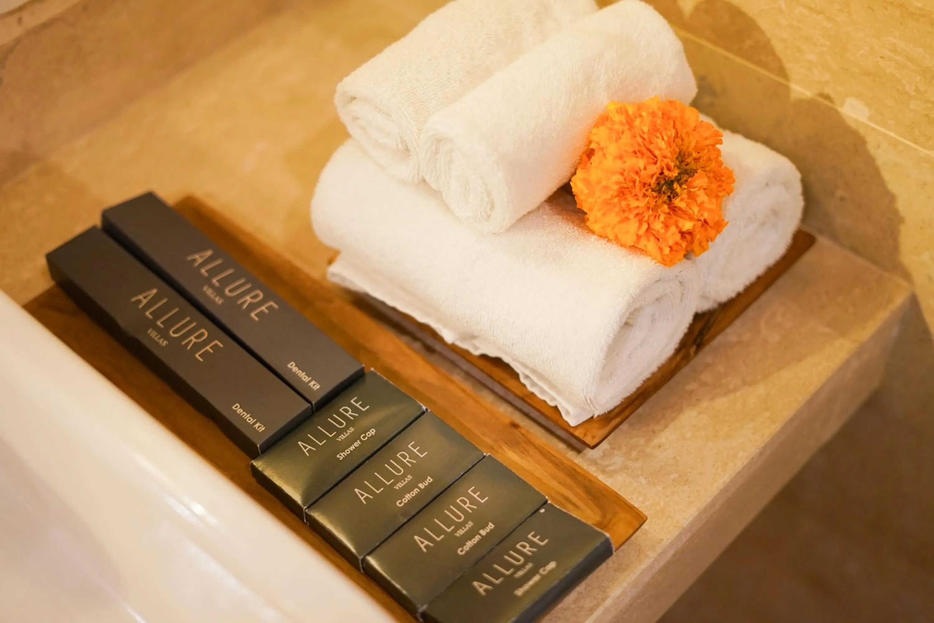 Bathroom in The Allure Ubud Villas & Spa crafted by freshWater Asia