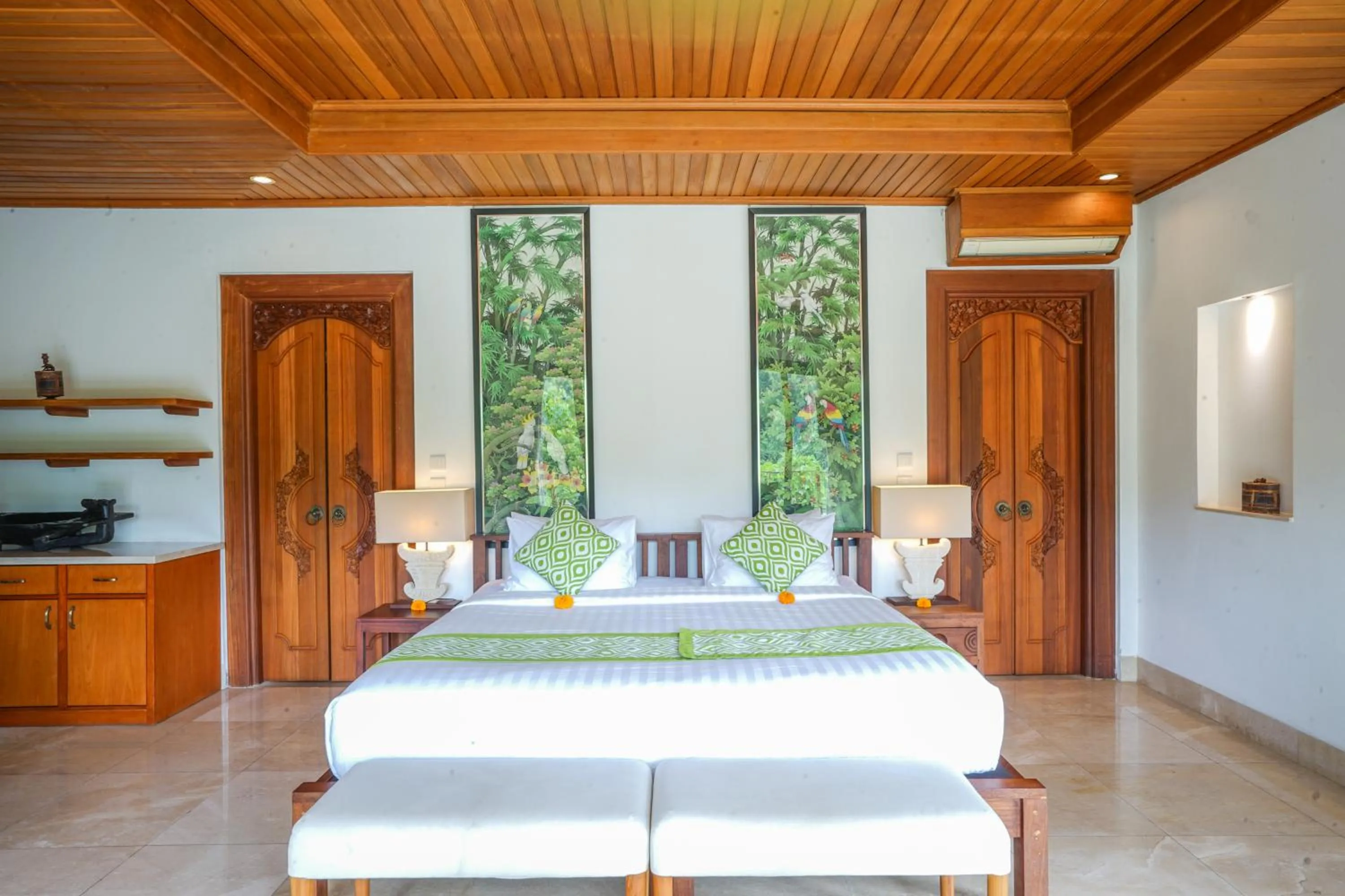 Bed in The Allure Ubud Villas & Spa crafted by freshWater Asia