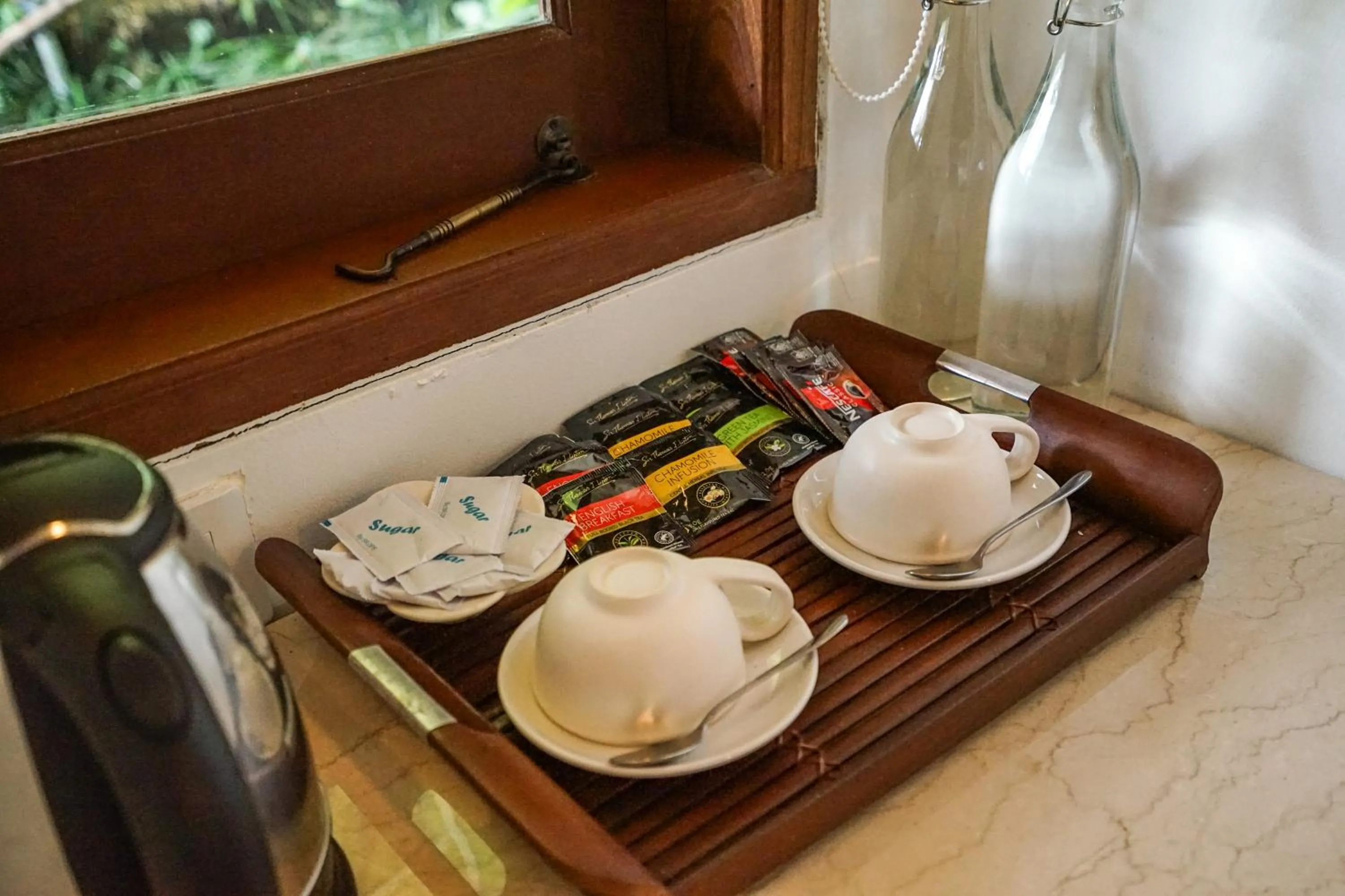 Coffee/tea facilities in The Allure Ubud Villas & Spa crafted by freshWater Asia