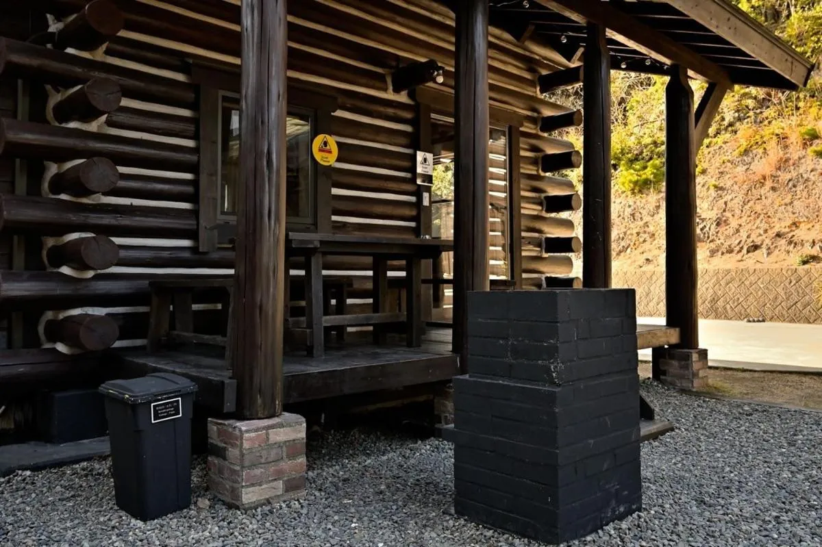 Patio in LOG HOUSE at Shima